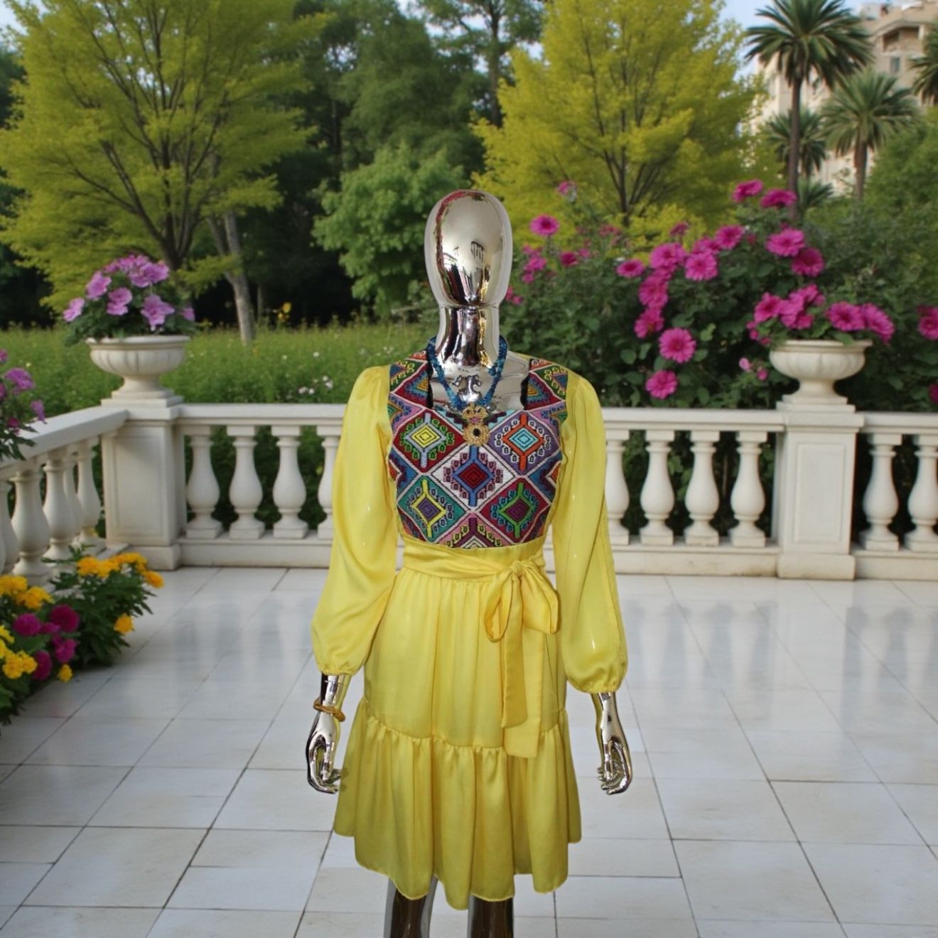 Maxi vestidos Bordado Chinanteco 