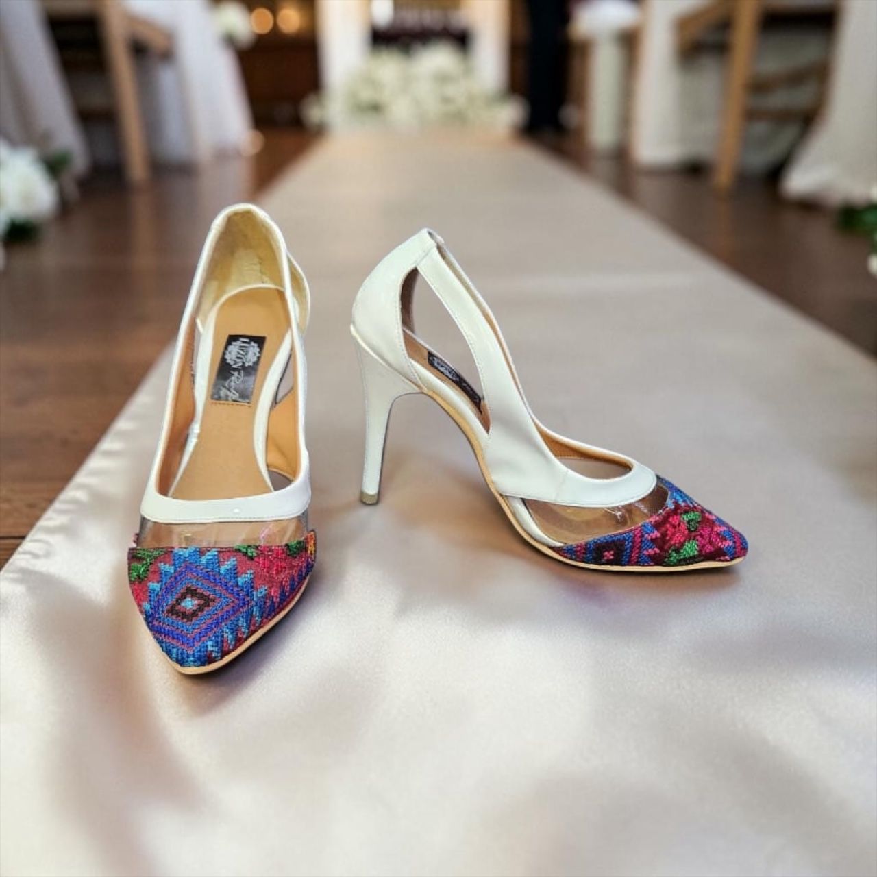 Zapatillas Stiletto Blanco