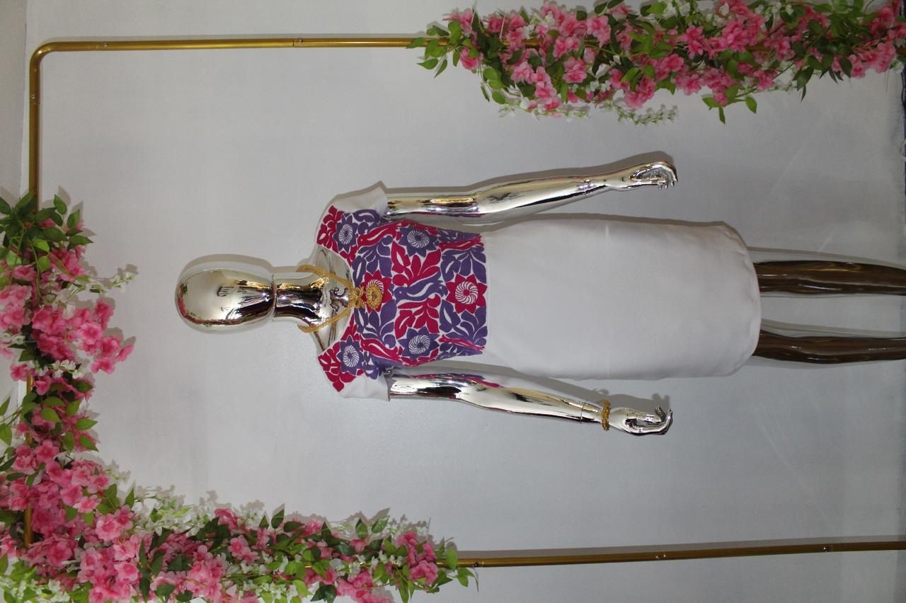 Vestido Corto con Bordado Mazateco