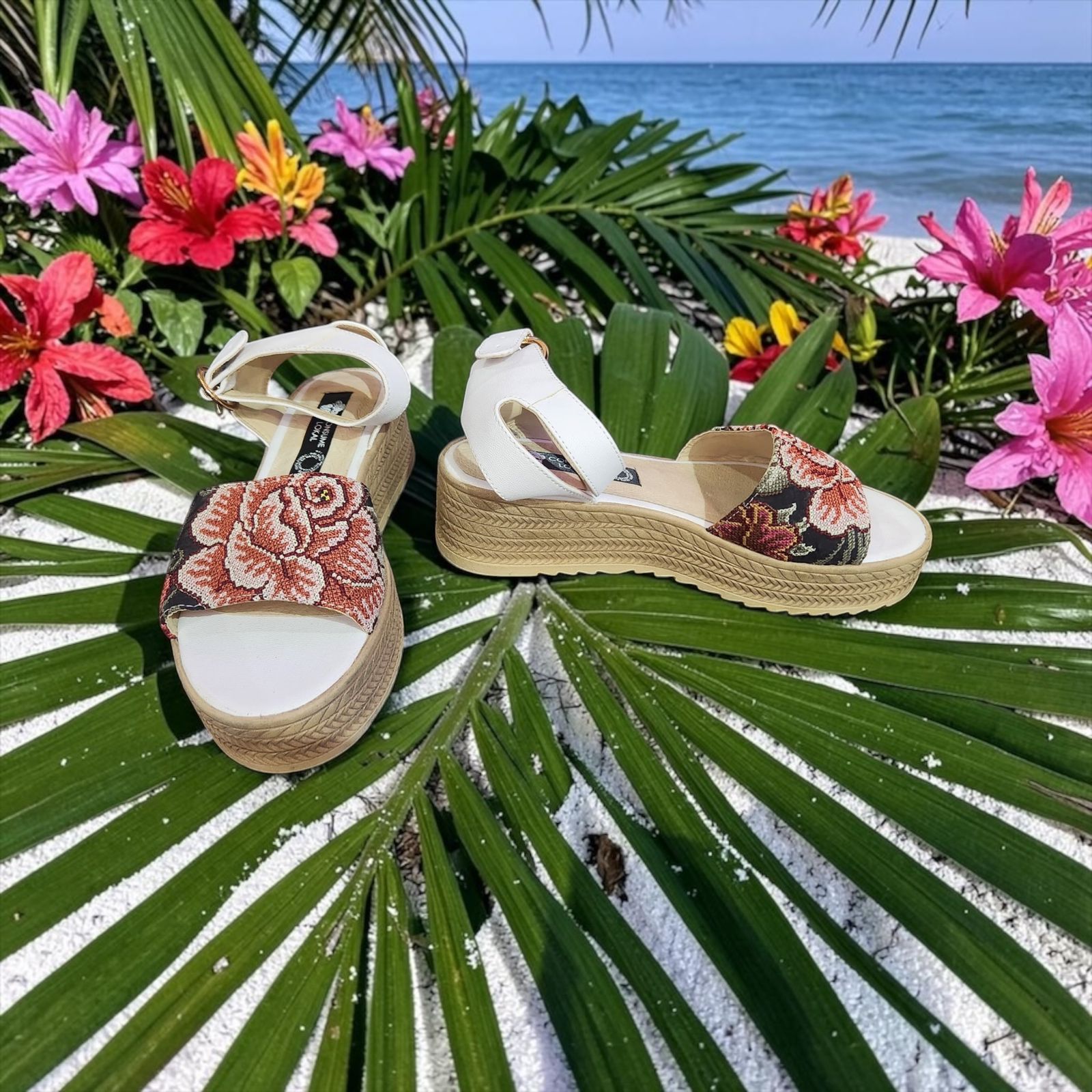 Sandalias de playa con plataforma