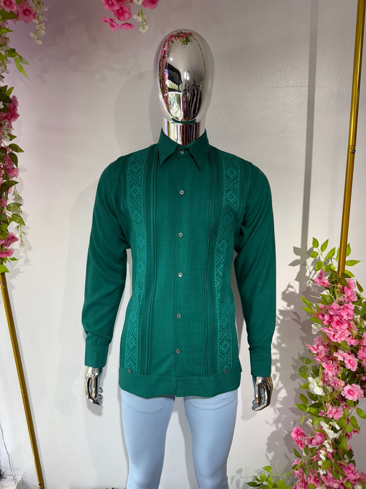 Guayaberas Yucatecas Talla 40 Manga Larga