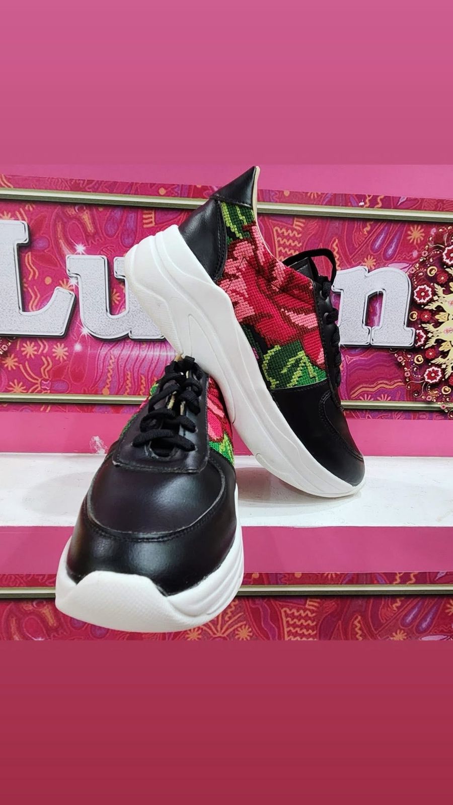TENIS CON PLATAFORMA PIEZAS UNICAS - COLORES VARIOS