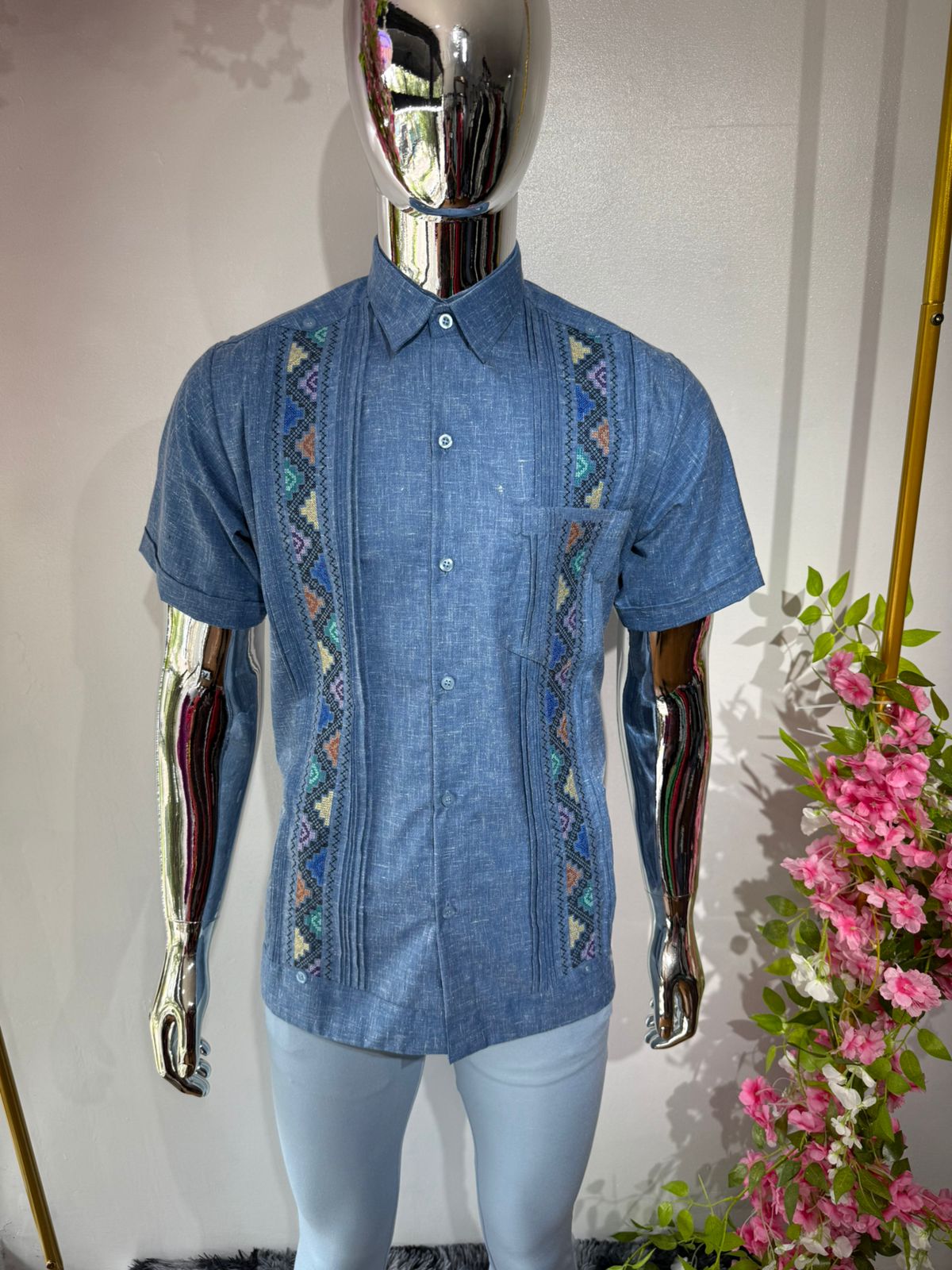 Guayaberas Yucatecas Talla 38 Manga Corta