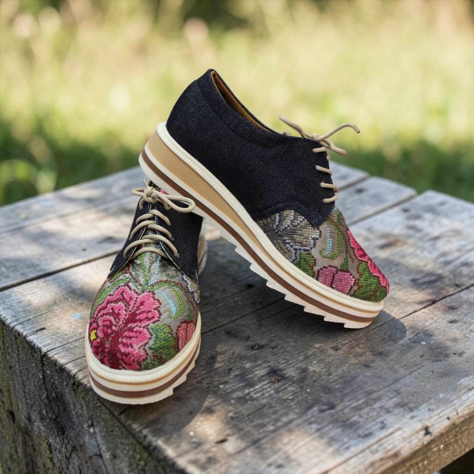 Bostonianos Mezclilla