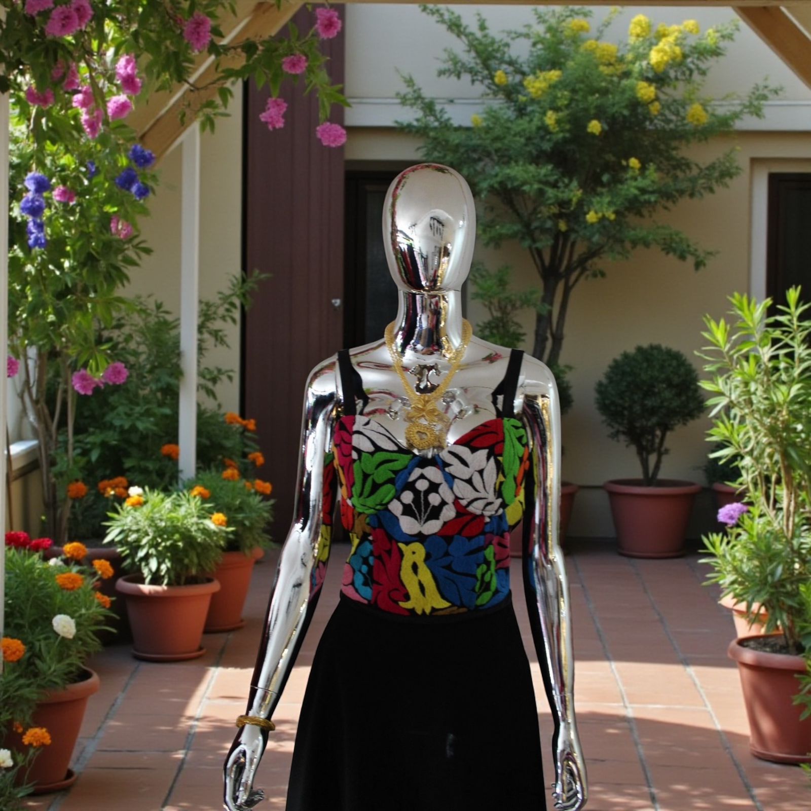 Corsetillo con Bordado Mazateco Unitalla