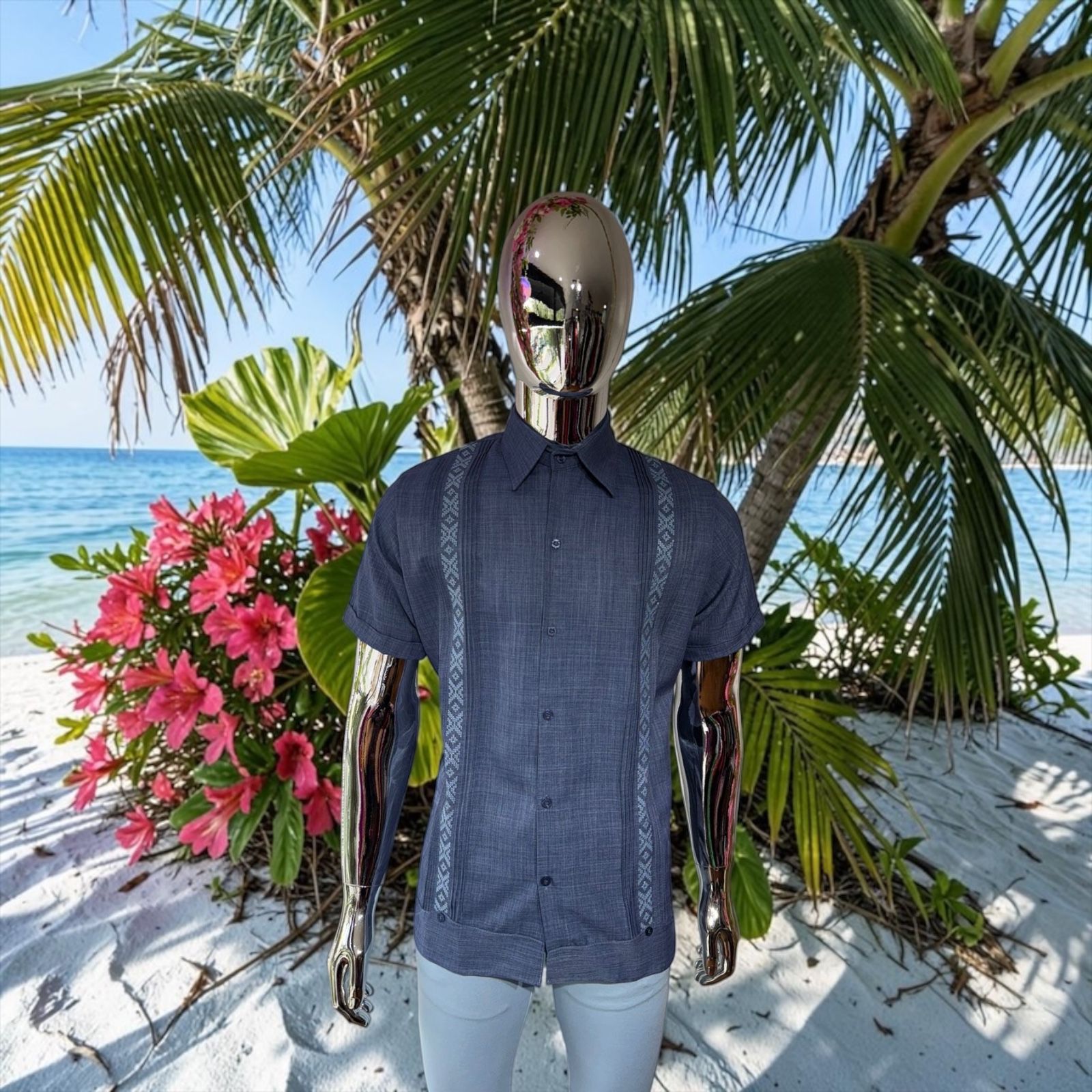 Guayaberas Yucatecas Talla 38 Manga Corta