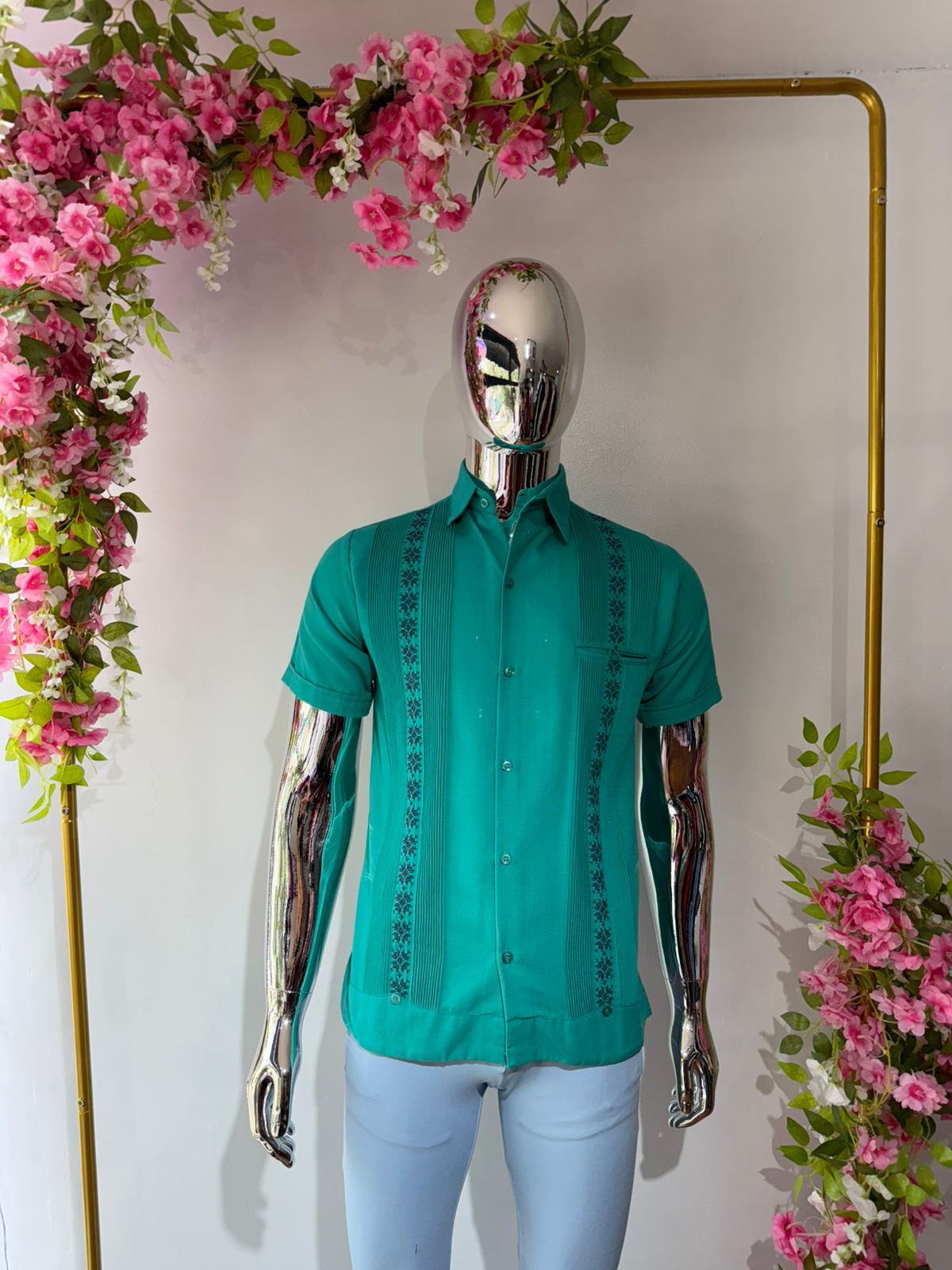 Guayaberas Yucatecas Talla 34 Manga Corta 
