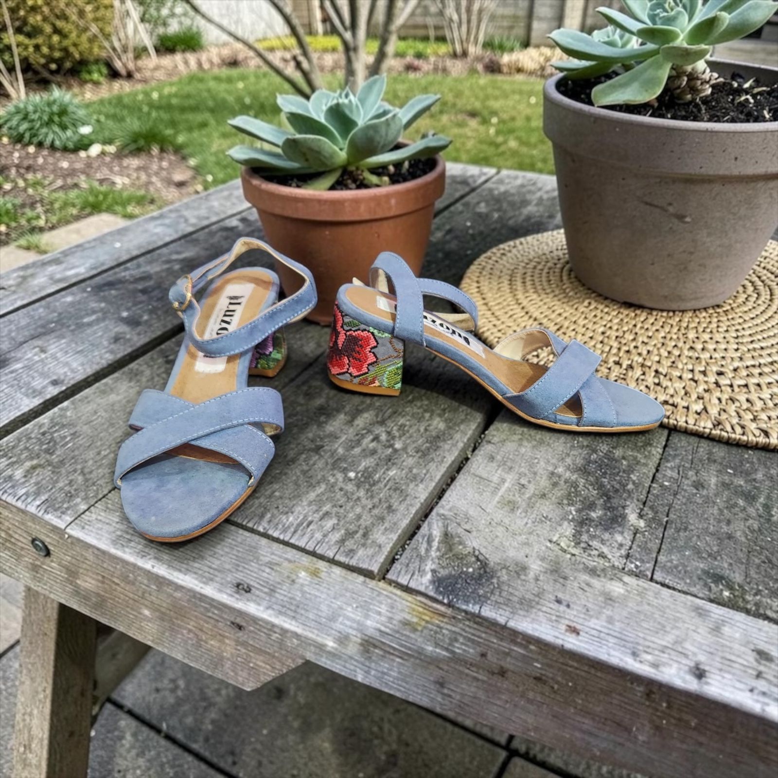 Sandalias Mezclilla
