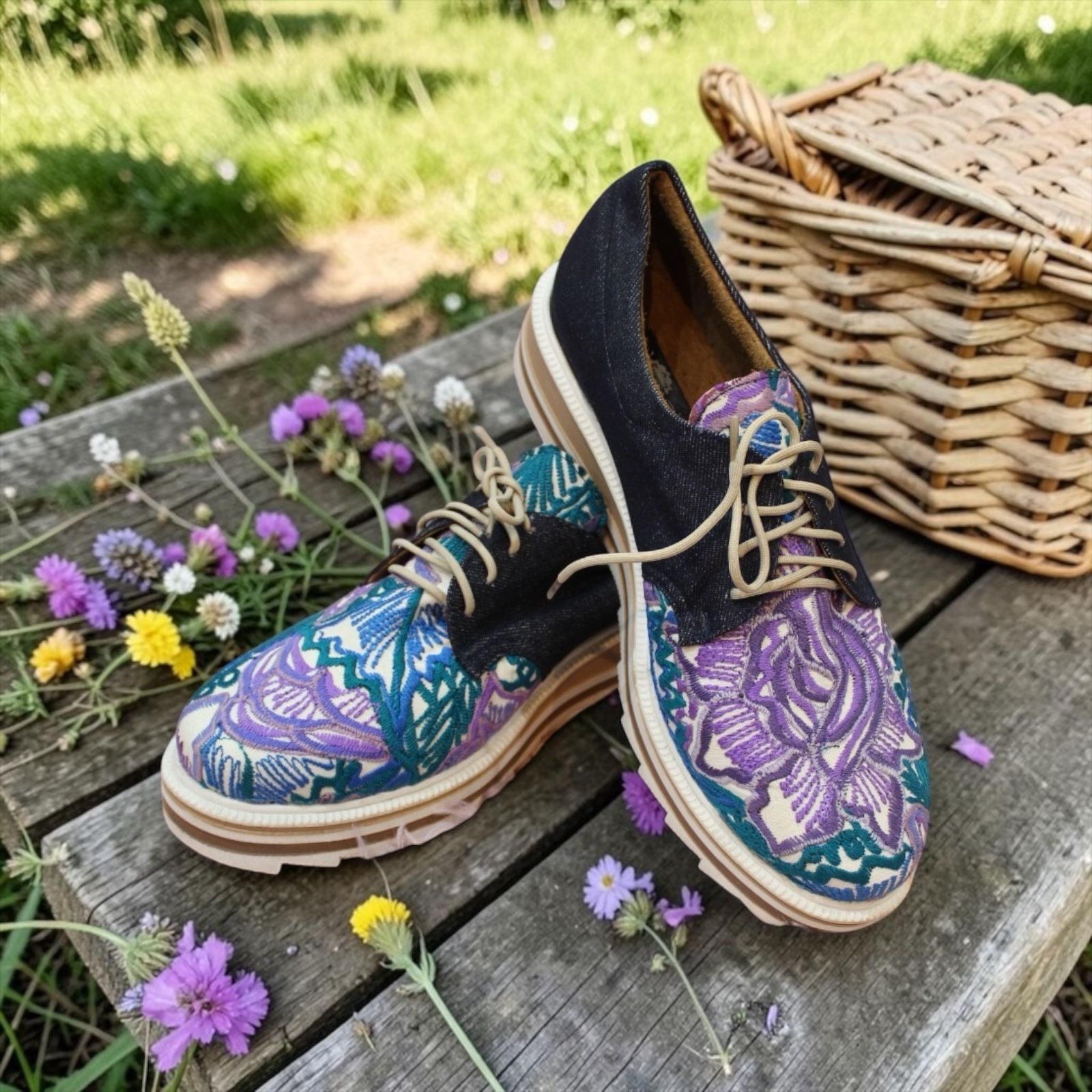 Bostonianos Mezclilla