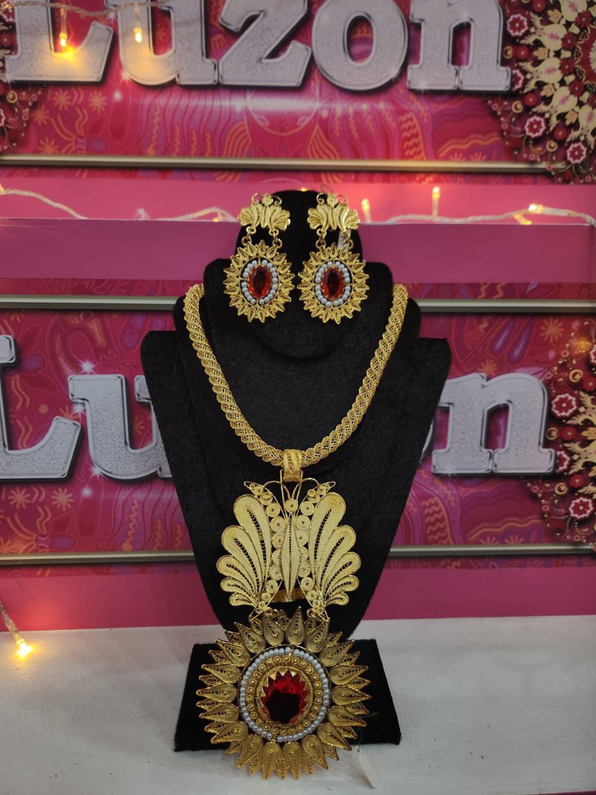 COORDINADO MARIPOSA ROJO