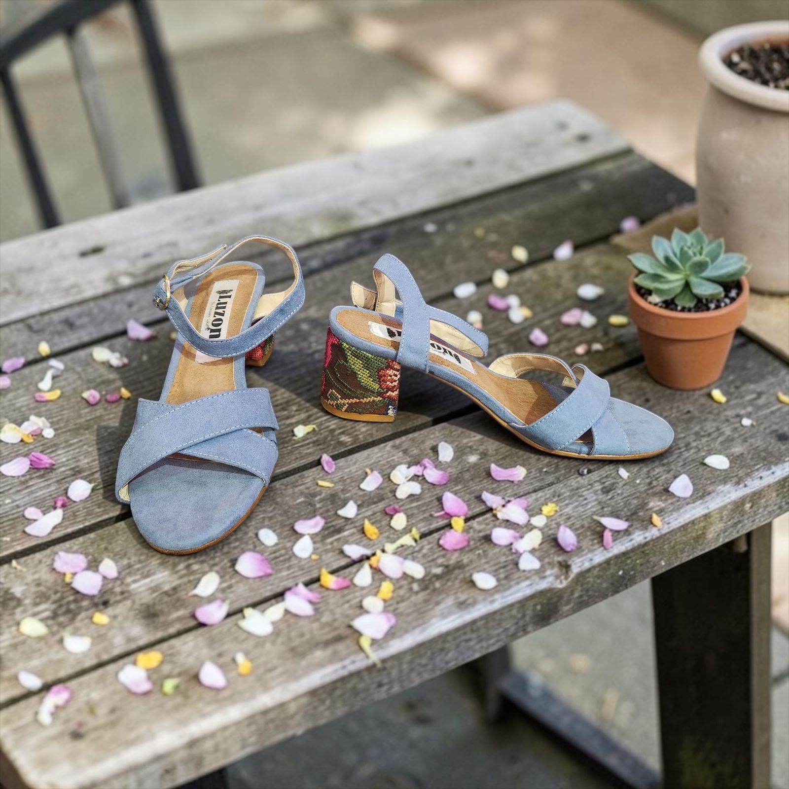 Sandalias Mezclilla