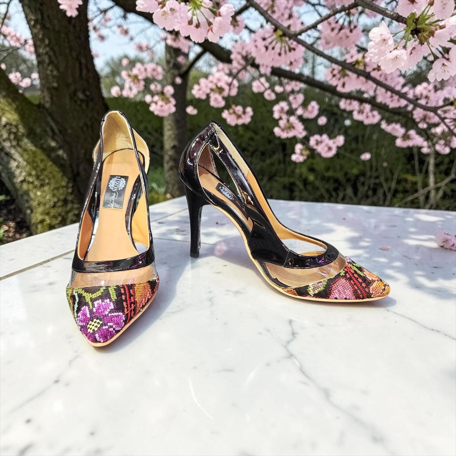 Zapatillas Stiletto Negro 