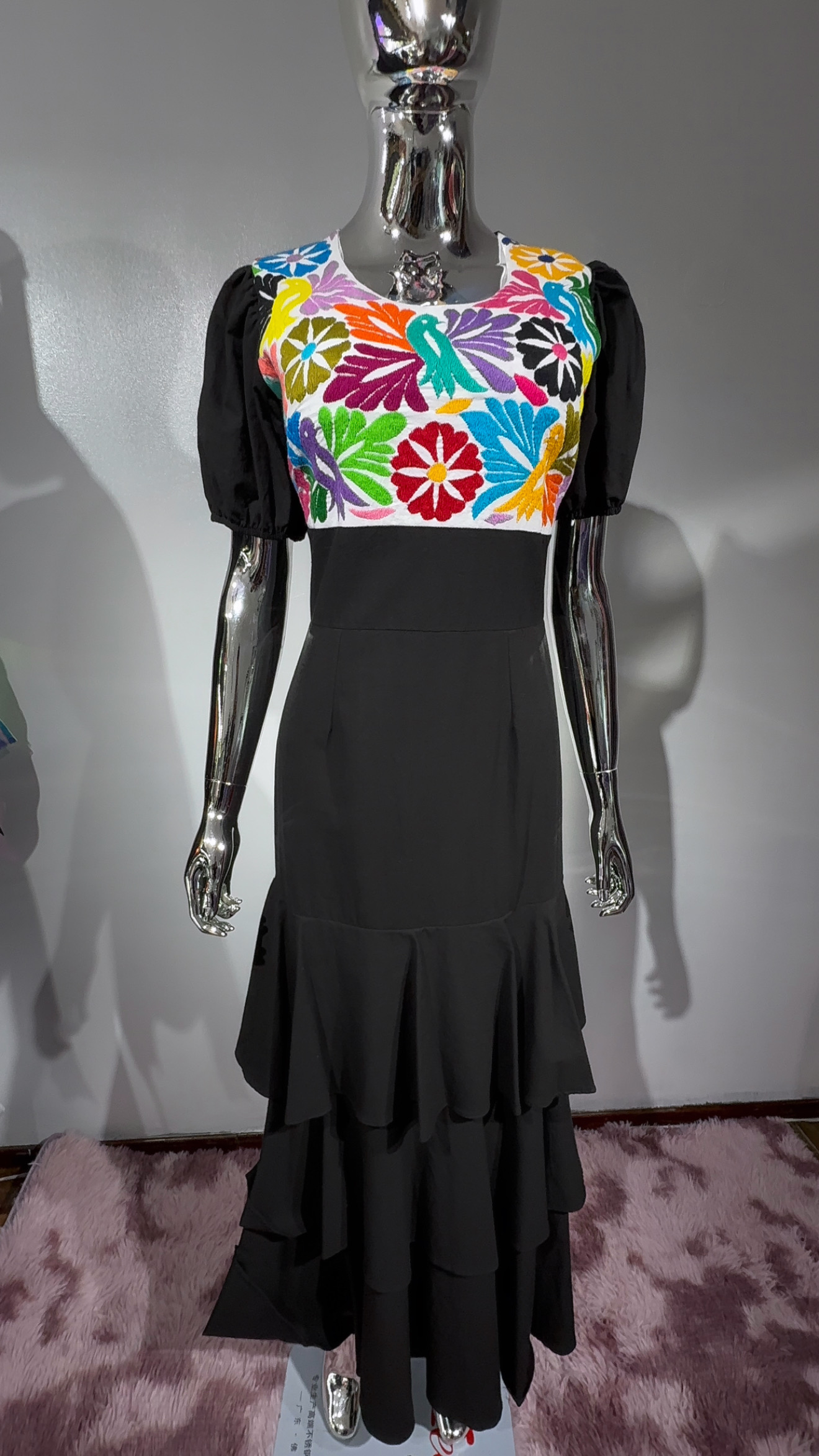 Vestido con Bordado Mazateco Unitalla