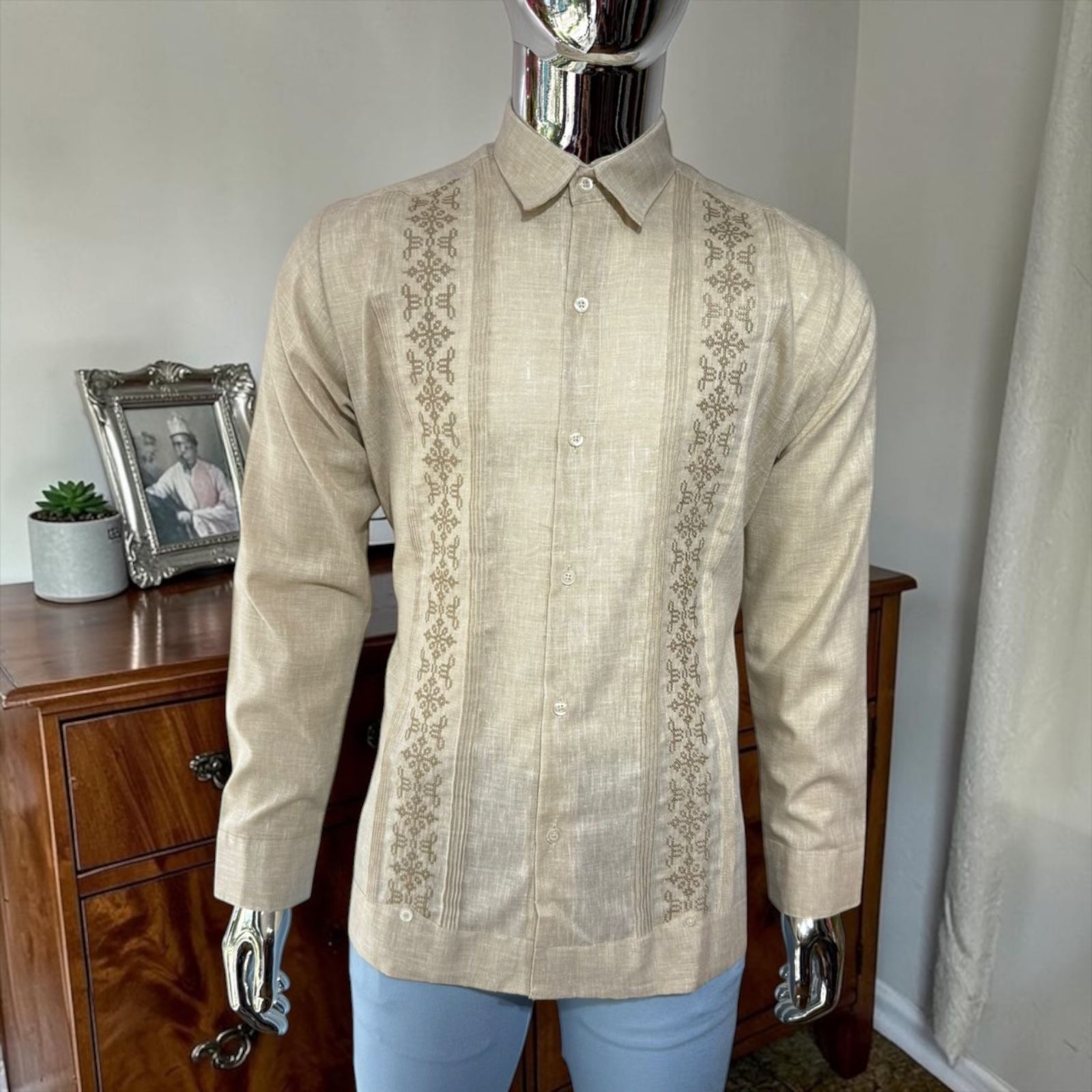 Guayaberas Yucatecas Talla 40 Manga Larga