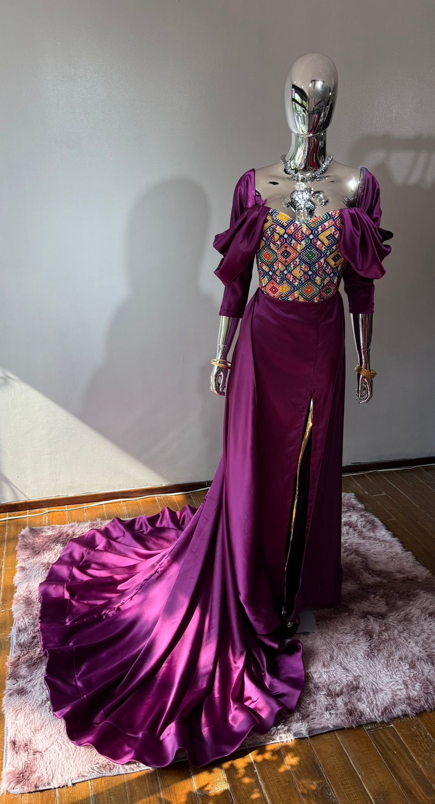 Vestido de gala Bordado Mazateco