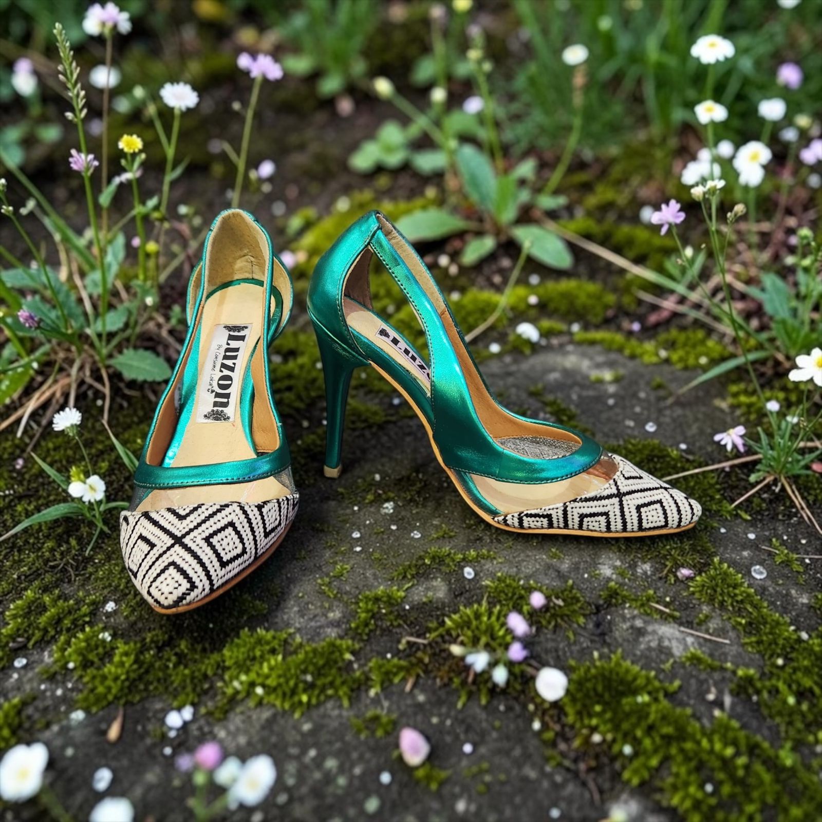 Zapatillas Stiletto Verde