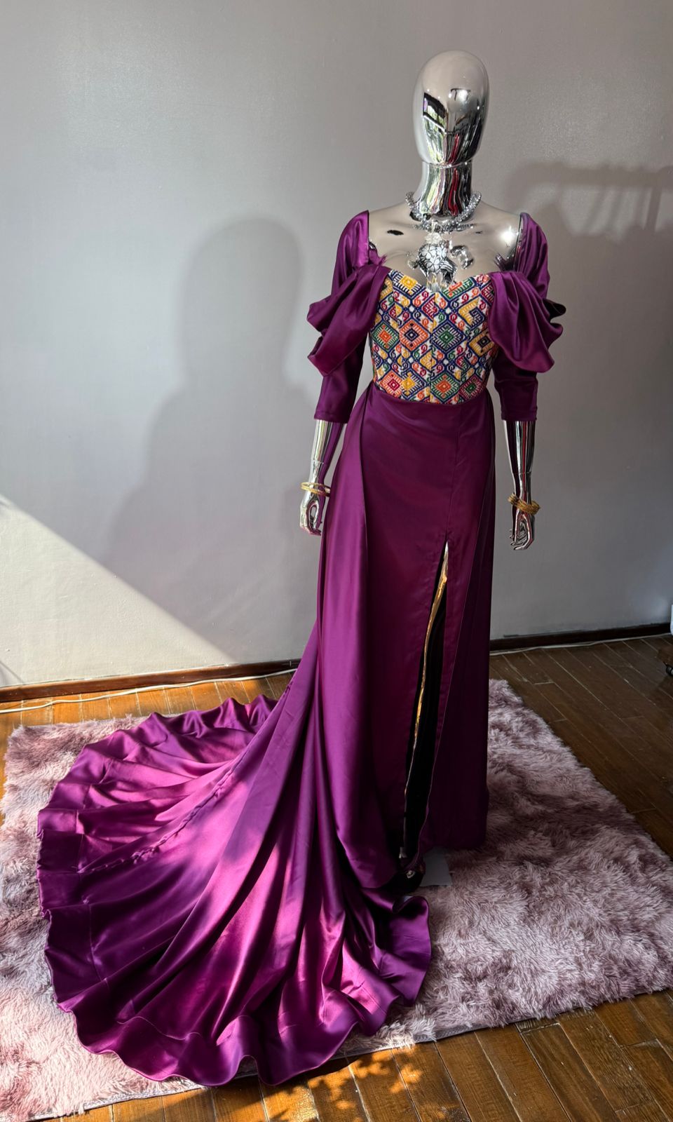 Vestido de gala Bordado Mazateco