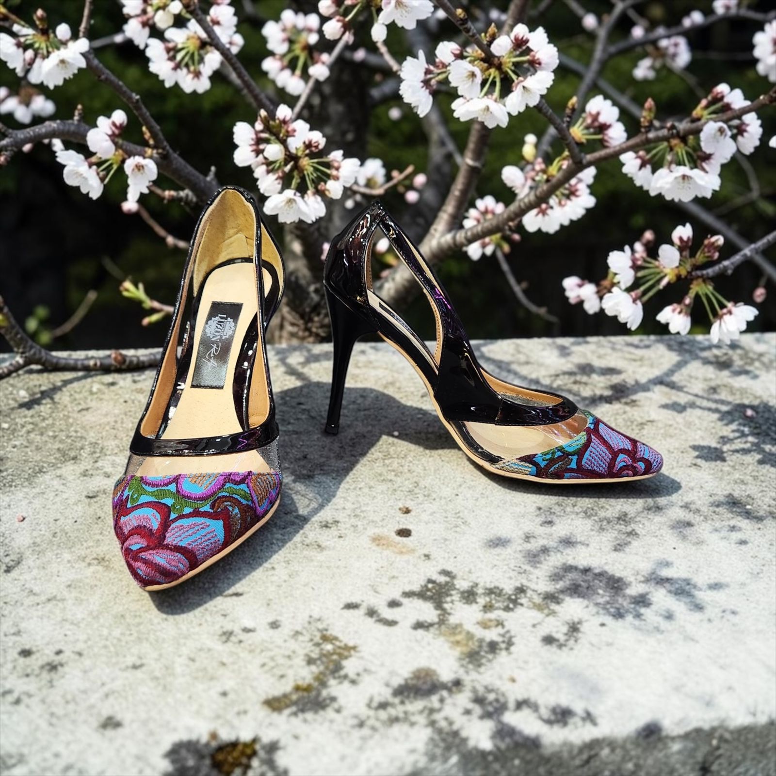 Zapatillas Stiletto Negro 