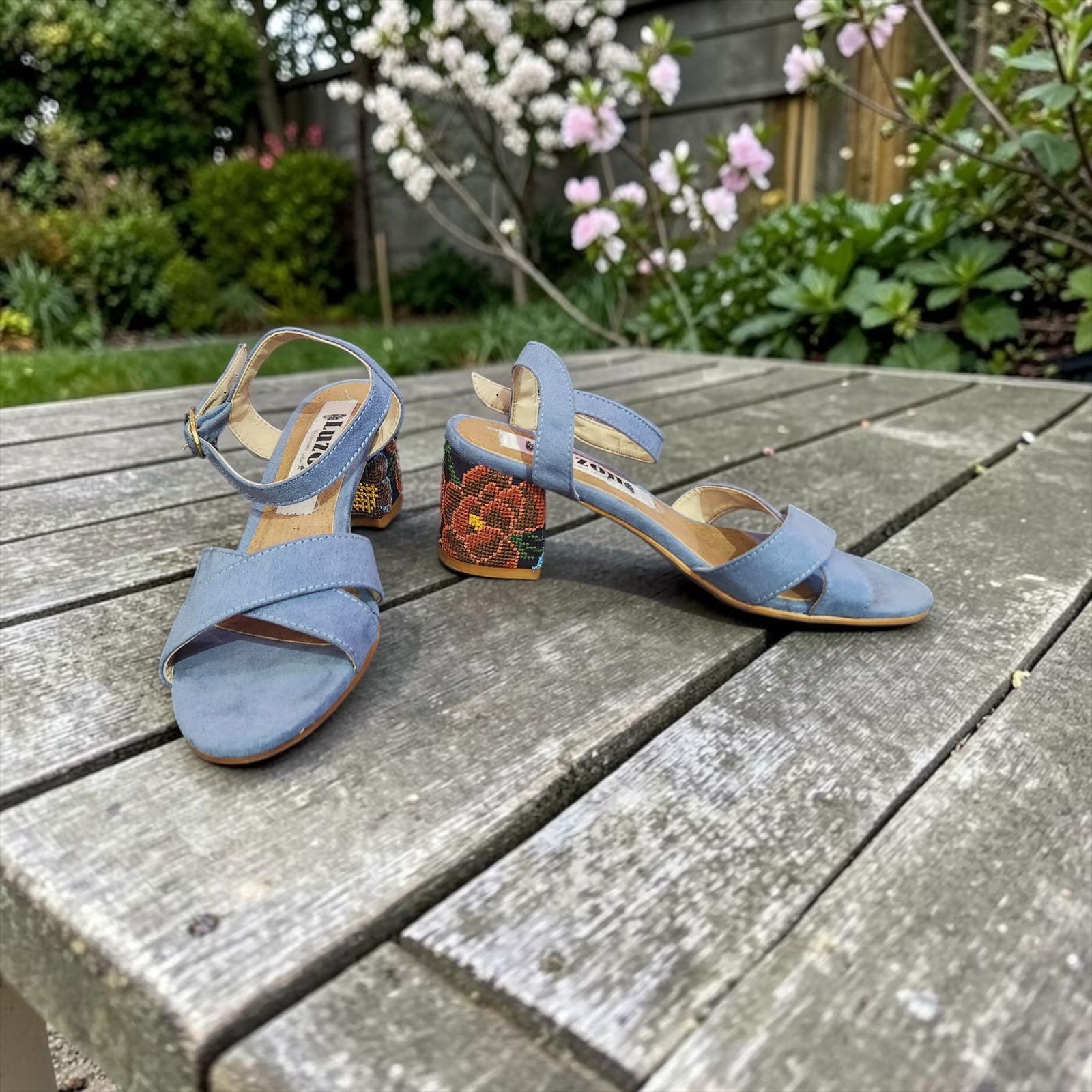 Sandalias Mezclilla