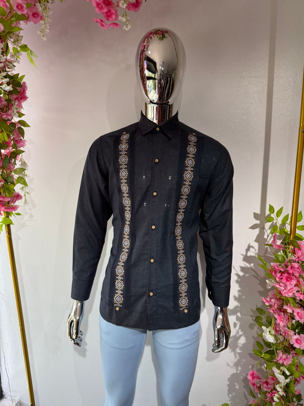 Guayaberas Yucatecas Talla 38 Manga Larga