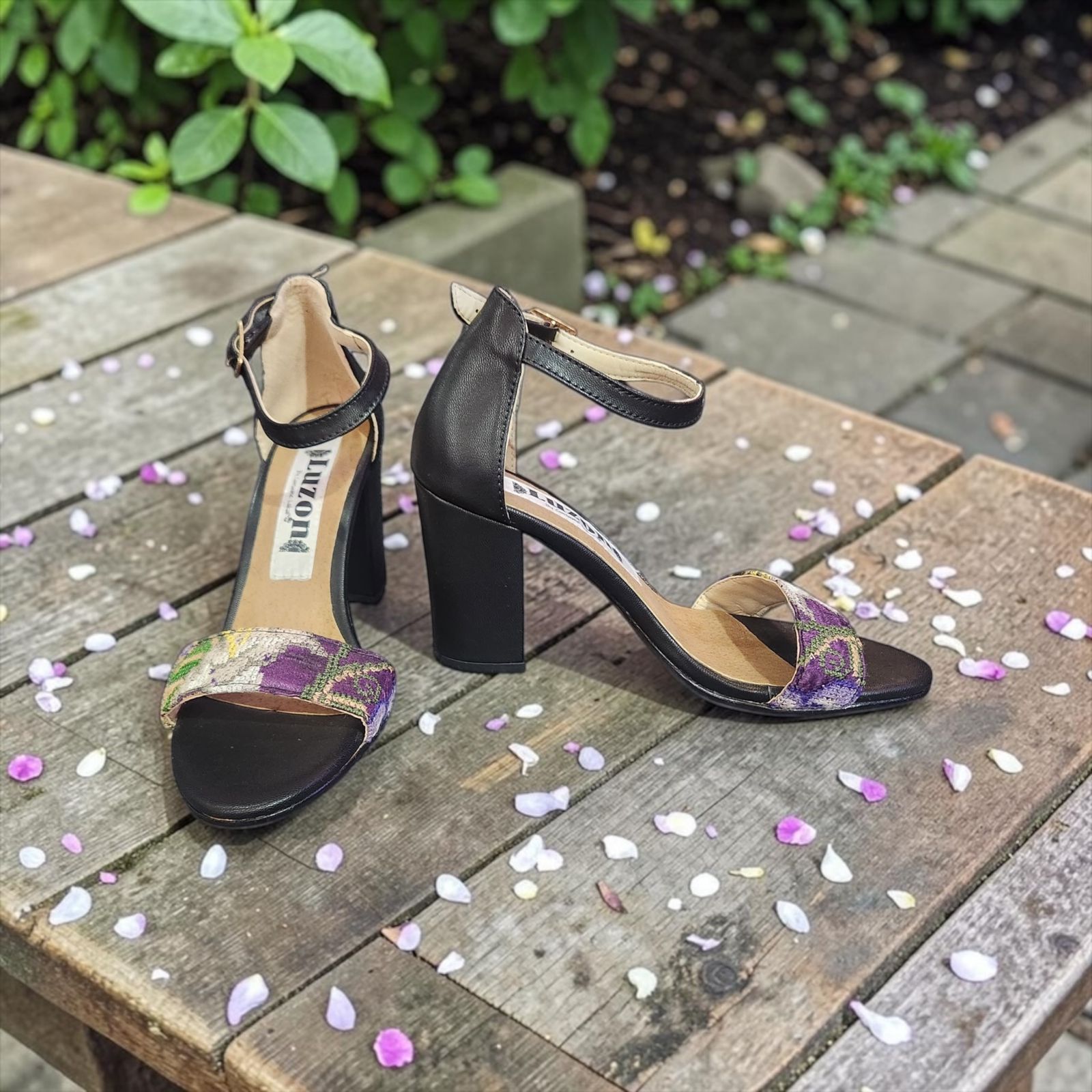 Sandalias de tacón Negras