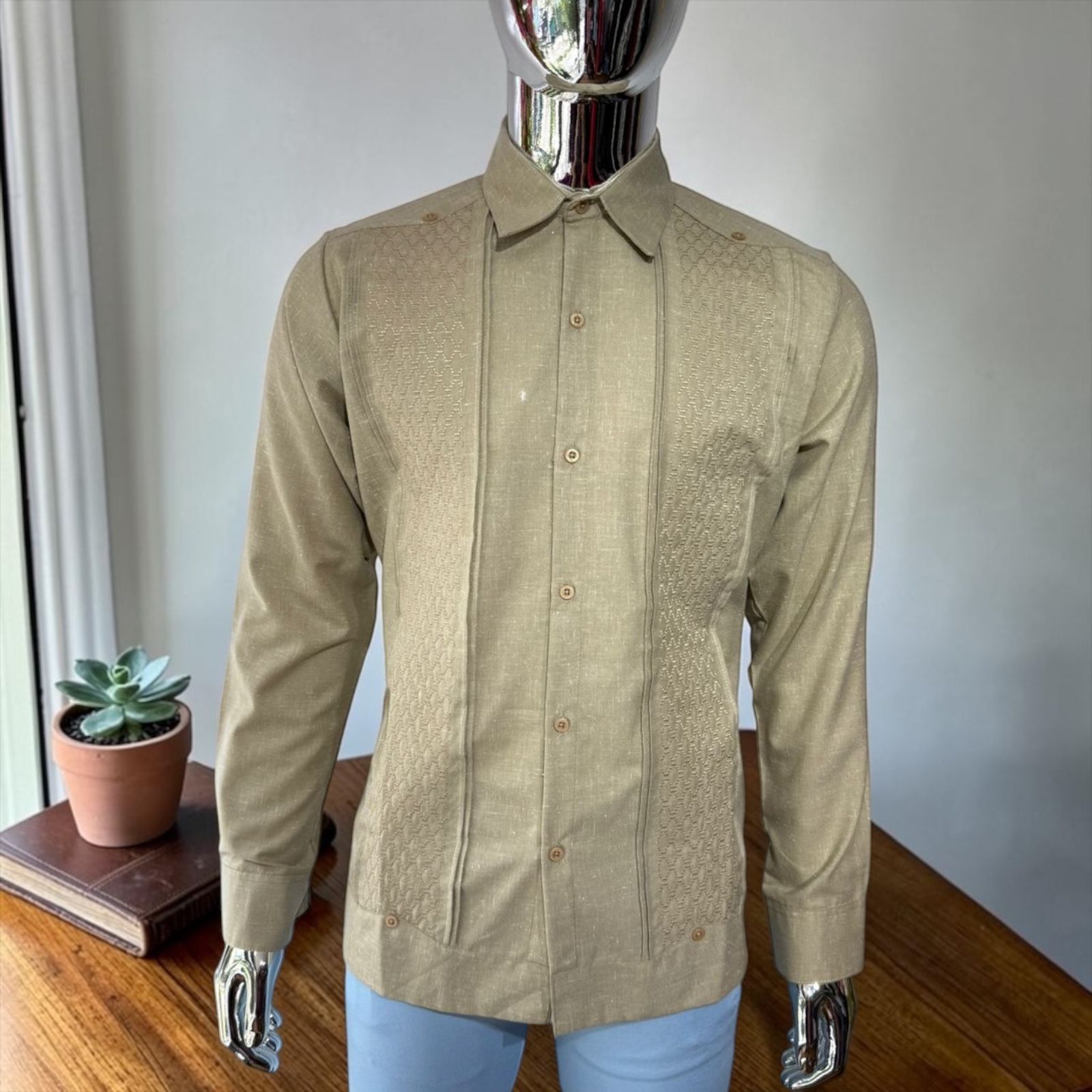 Guayaberas Yucatecas Talla 38 Manga Larga