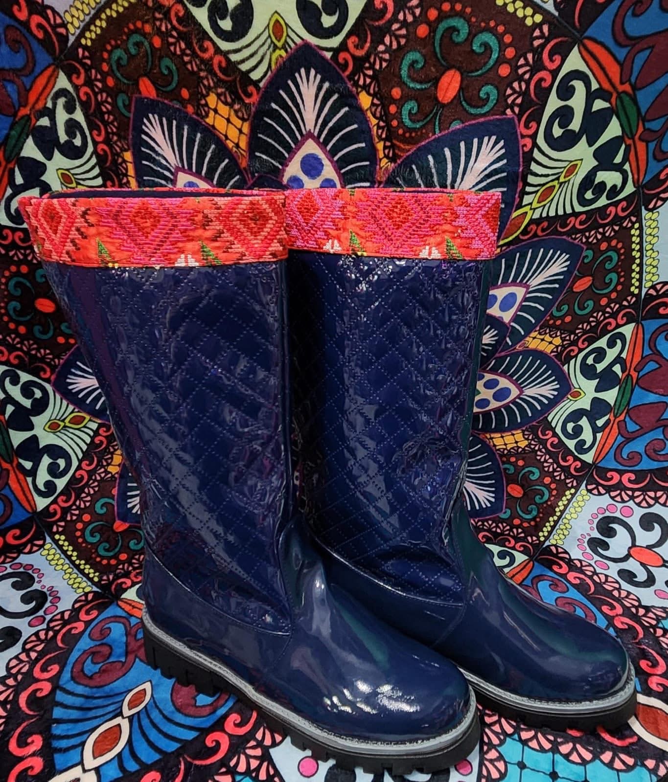 Botas Marino de Lluvia con Bordado
