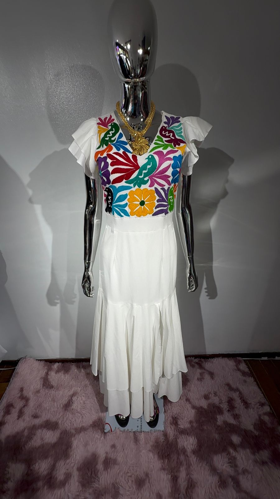 Vestido con Bordado Mazateco Unitalla