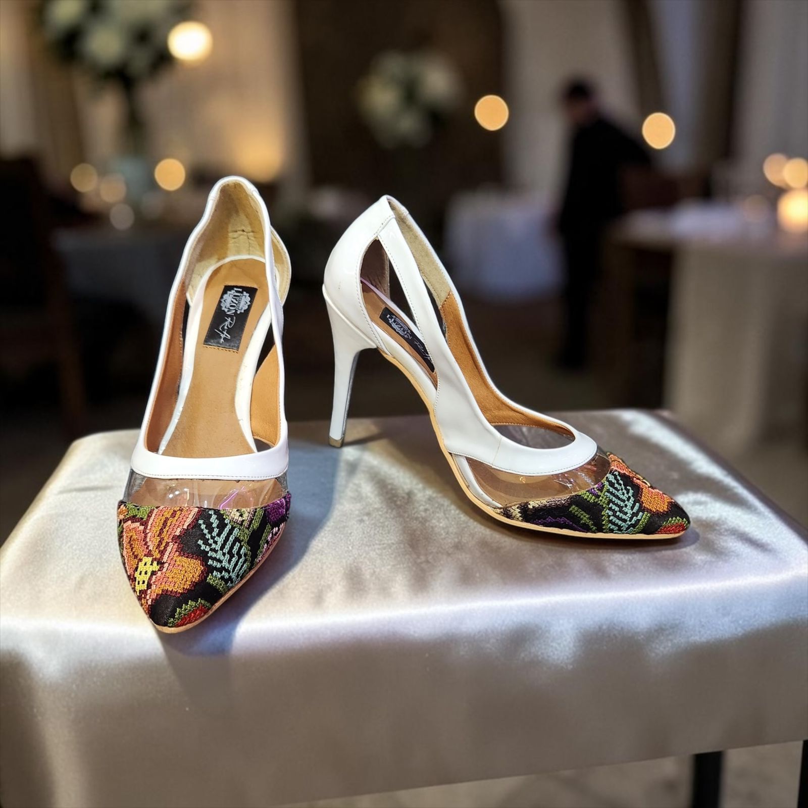 Zapatillas Stiletto Blanco