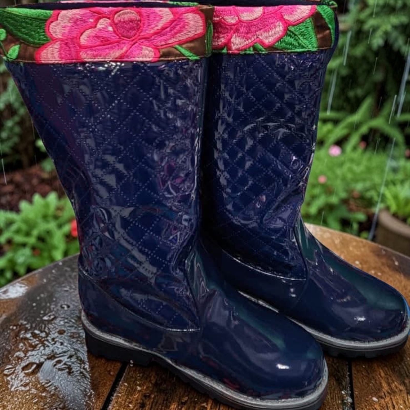 Botas Marino de Lluvia con Bordado