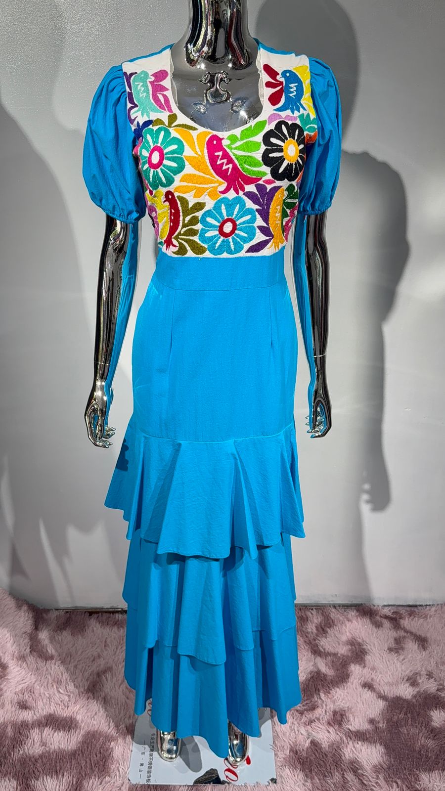 Vestido con Bordado Mazateco Unitalla