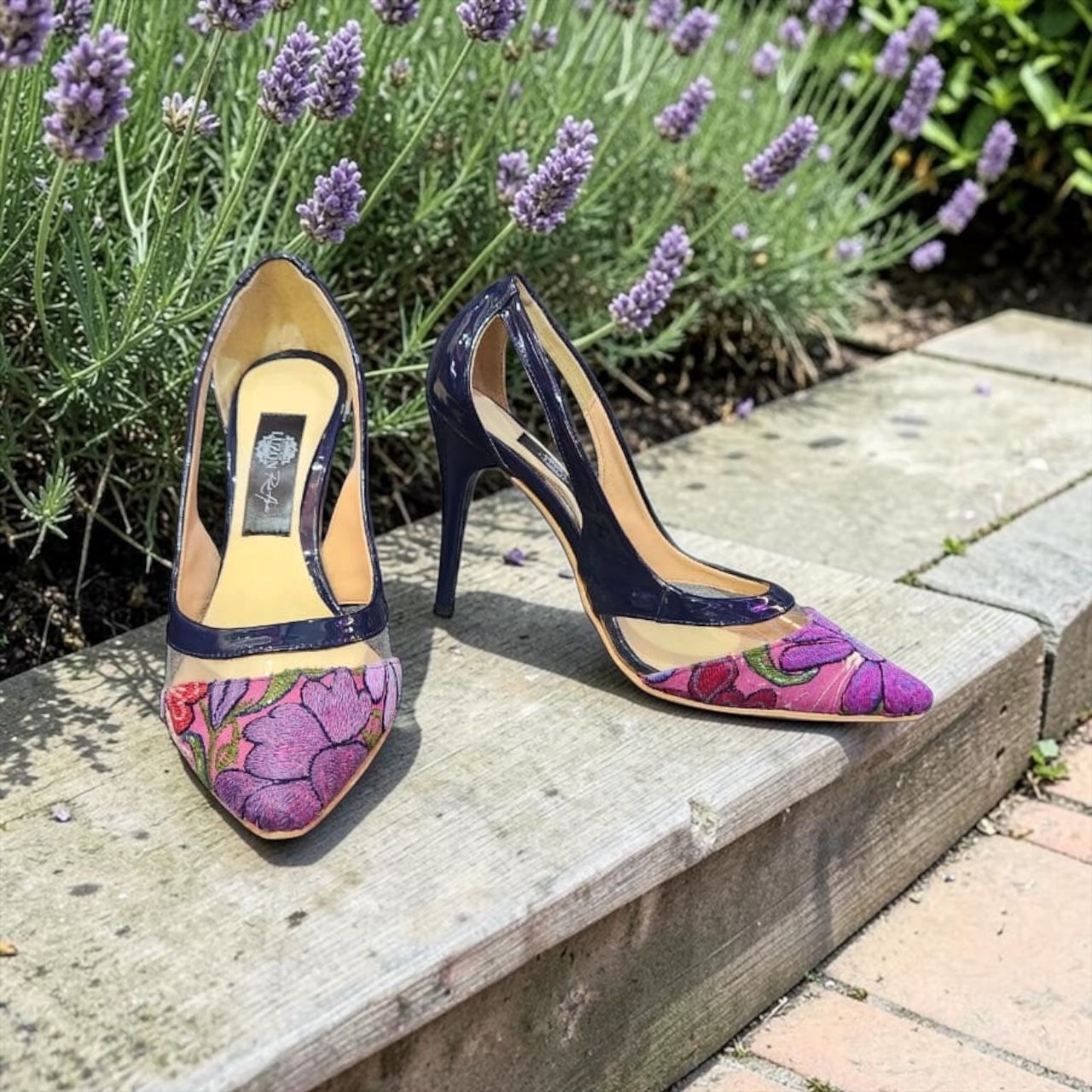 Zapatillas Stiletto Marino