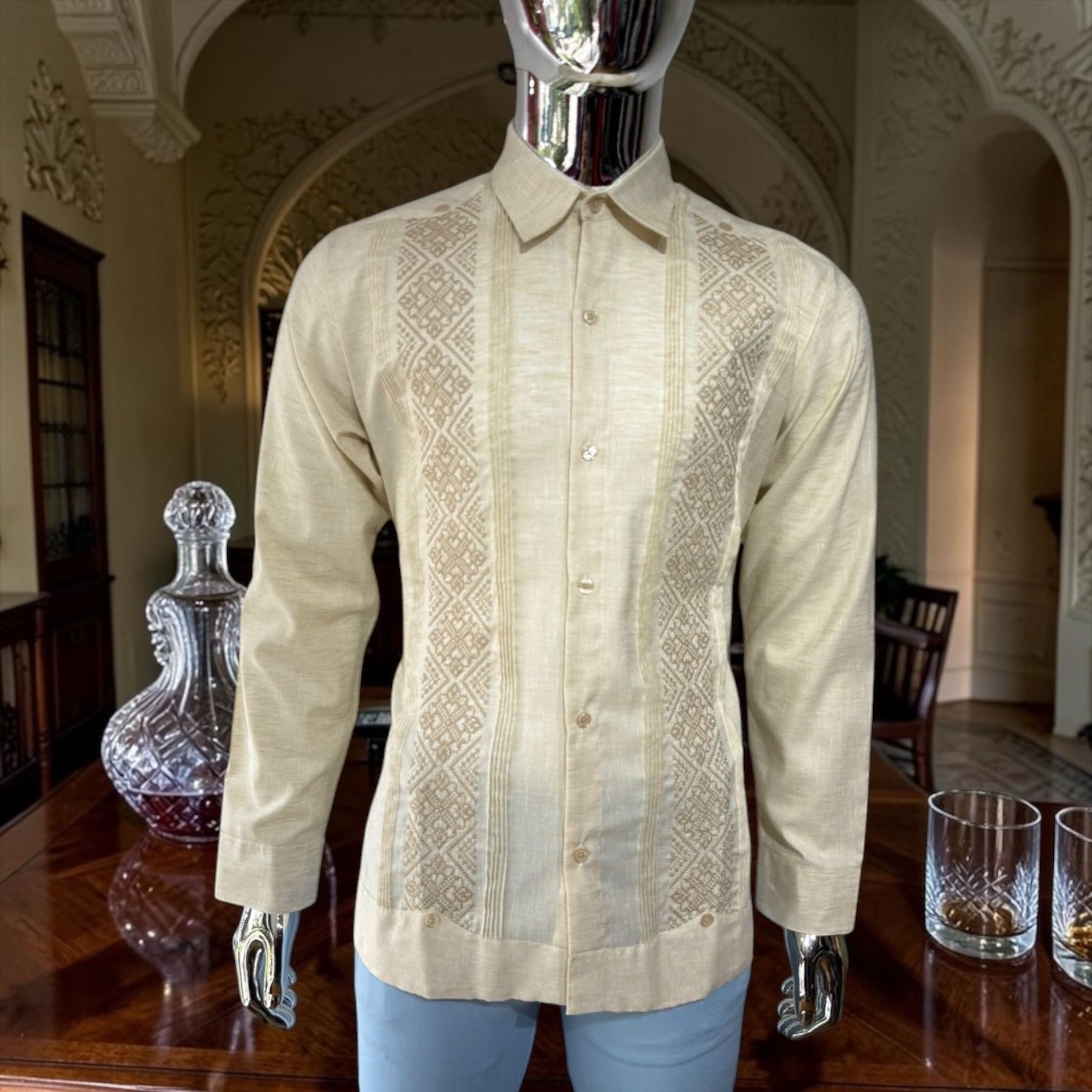 Guayaberas Yucatecas Talla 38 Manga Larga