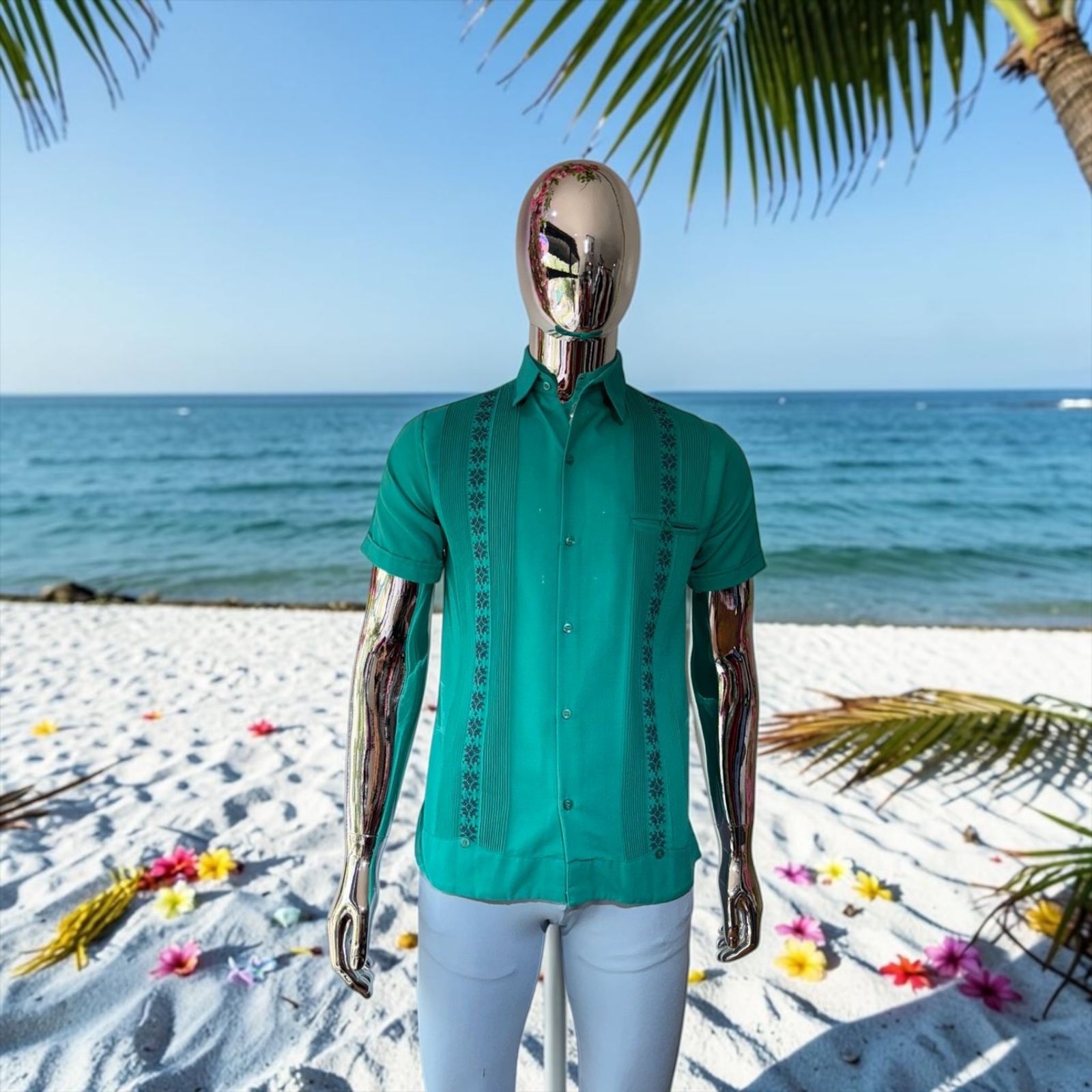 Guayaberas Yucatecas Talla 34 Manga Corta 