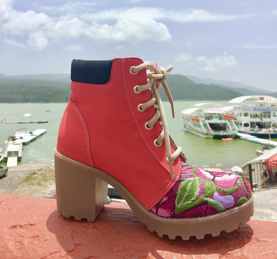 Rudi Botines de tacón Rojo