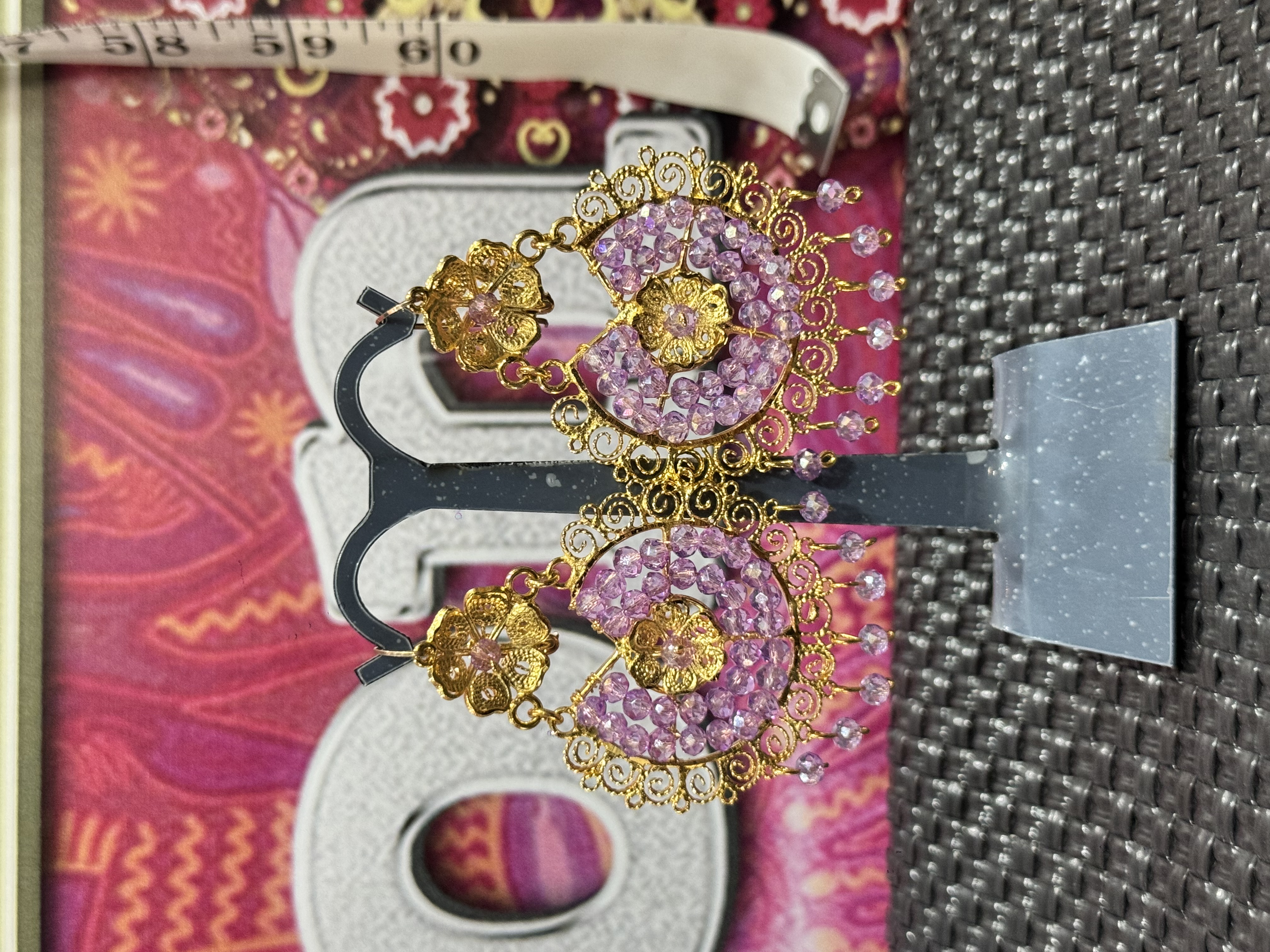 Pendientes artesanales de filigrana