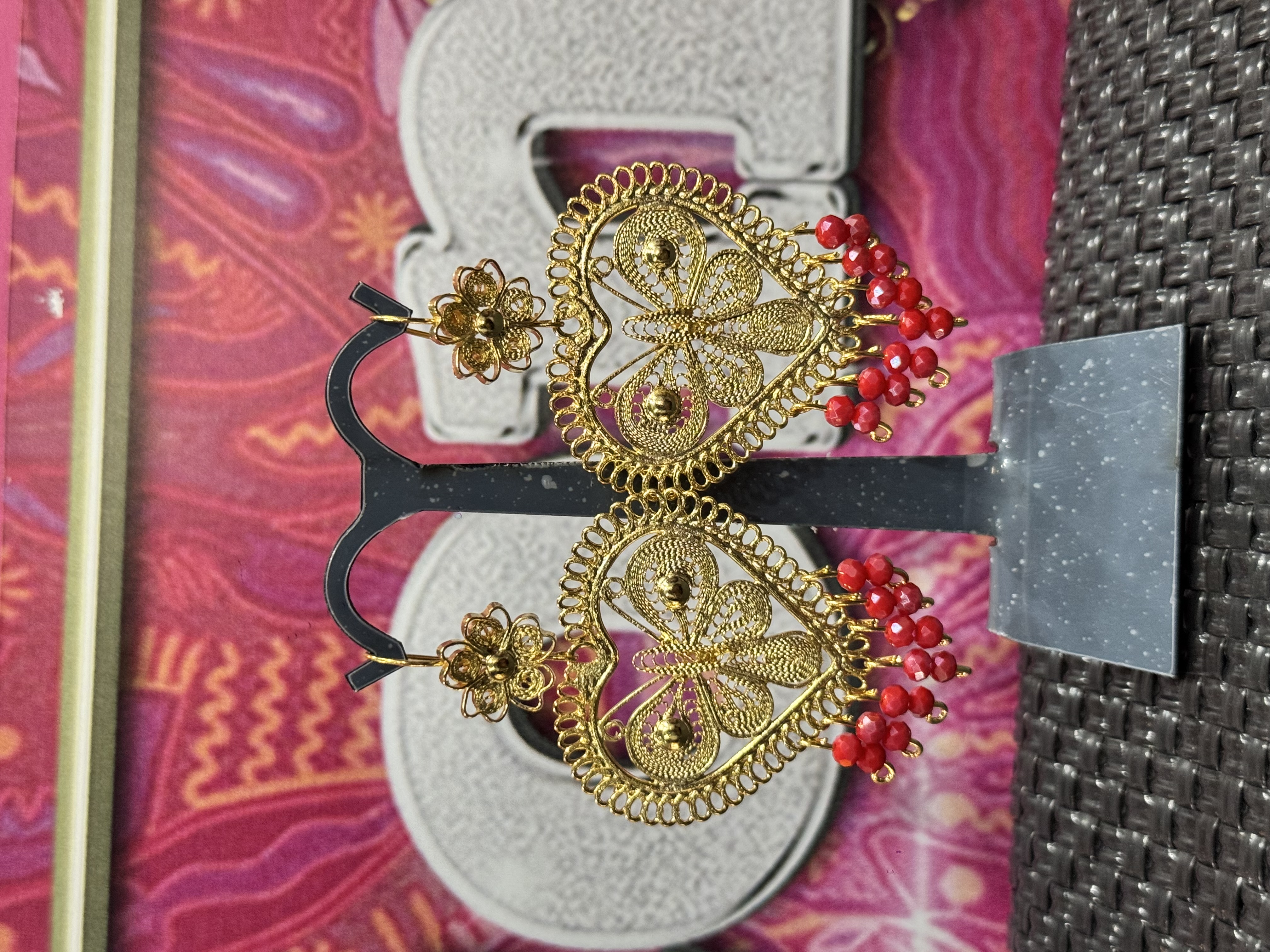 Pendientes Corazon en Filigrana 