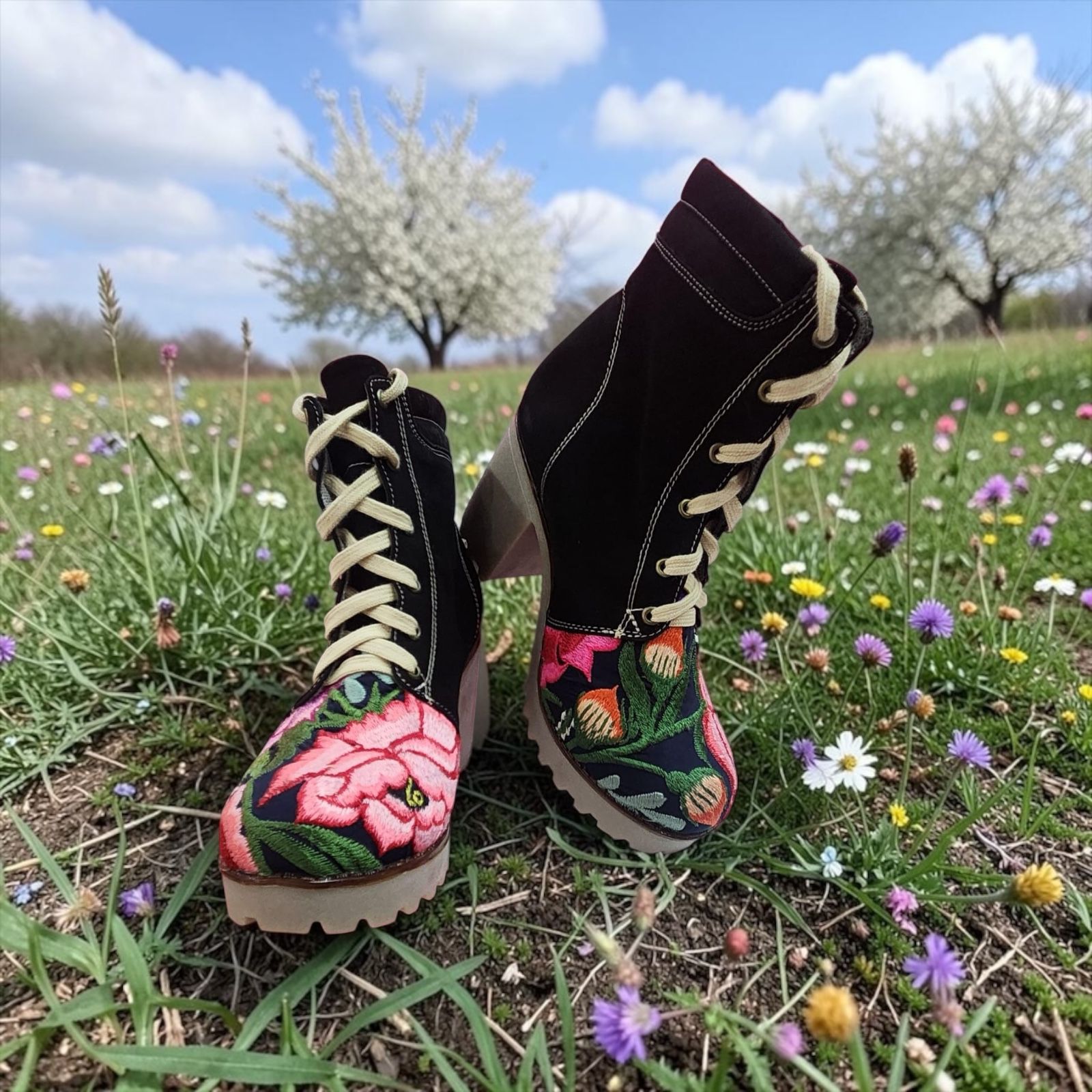 Rudi Botines de tacón Negras