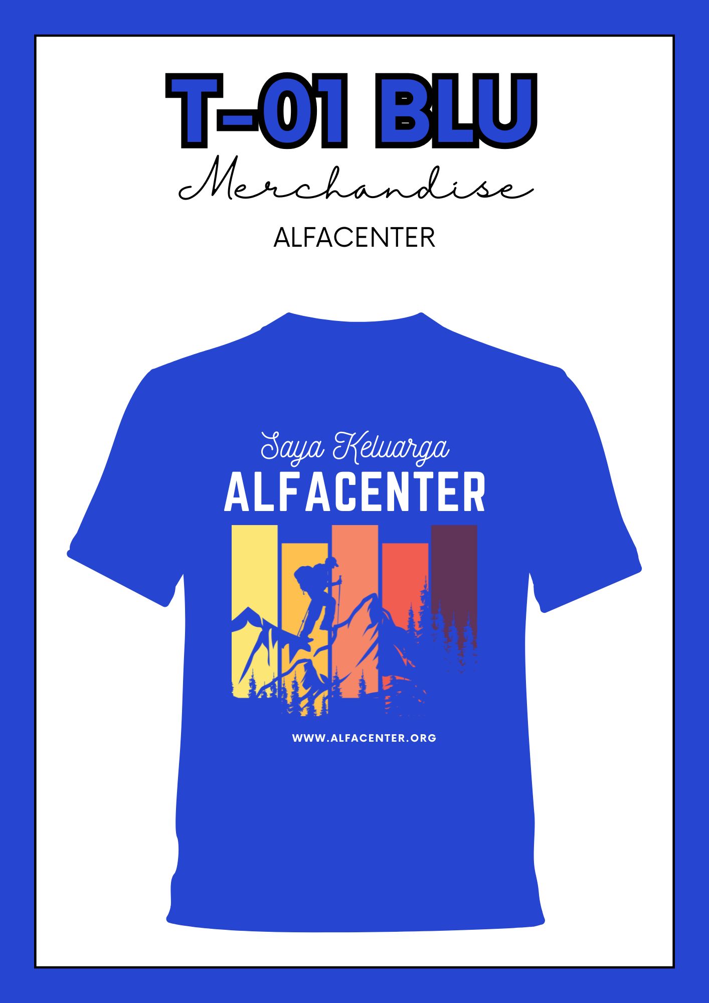 T-Shirt Premium (T-01 BLU)