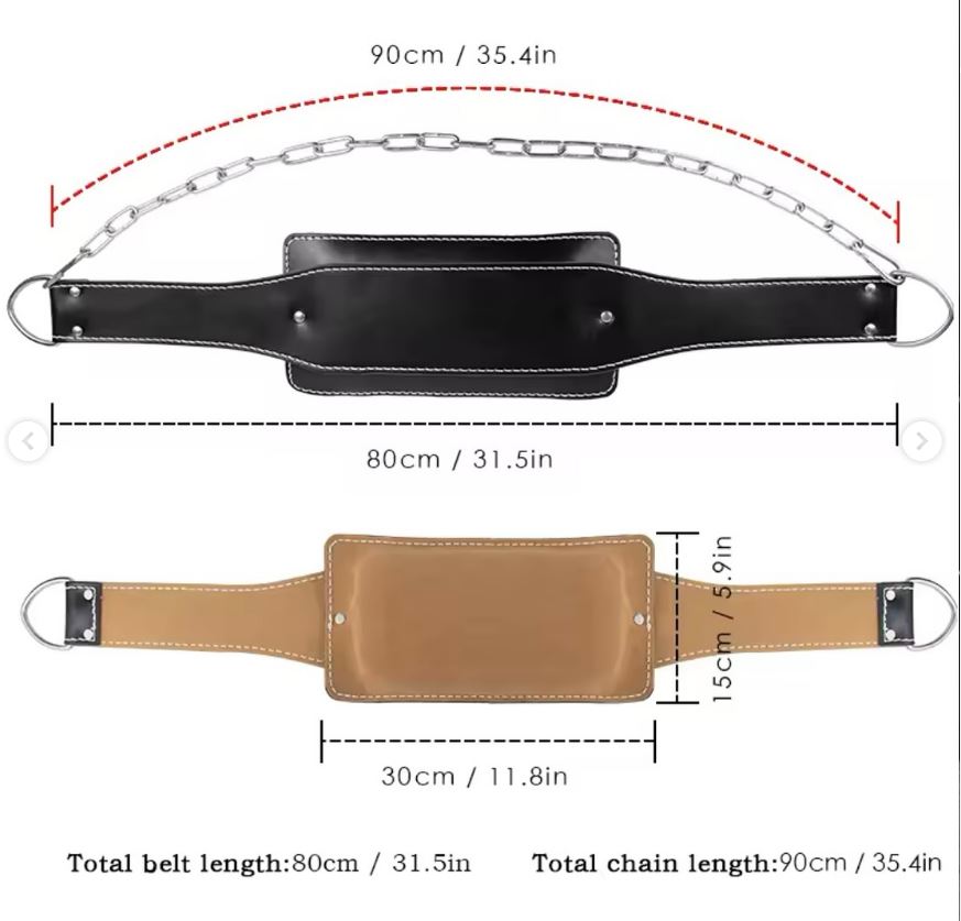 Cinturon de Lastre con cadena