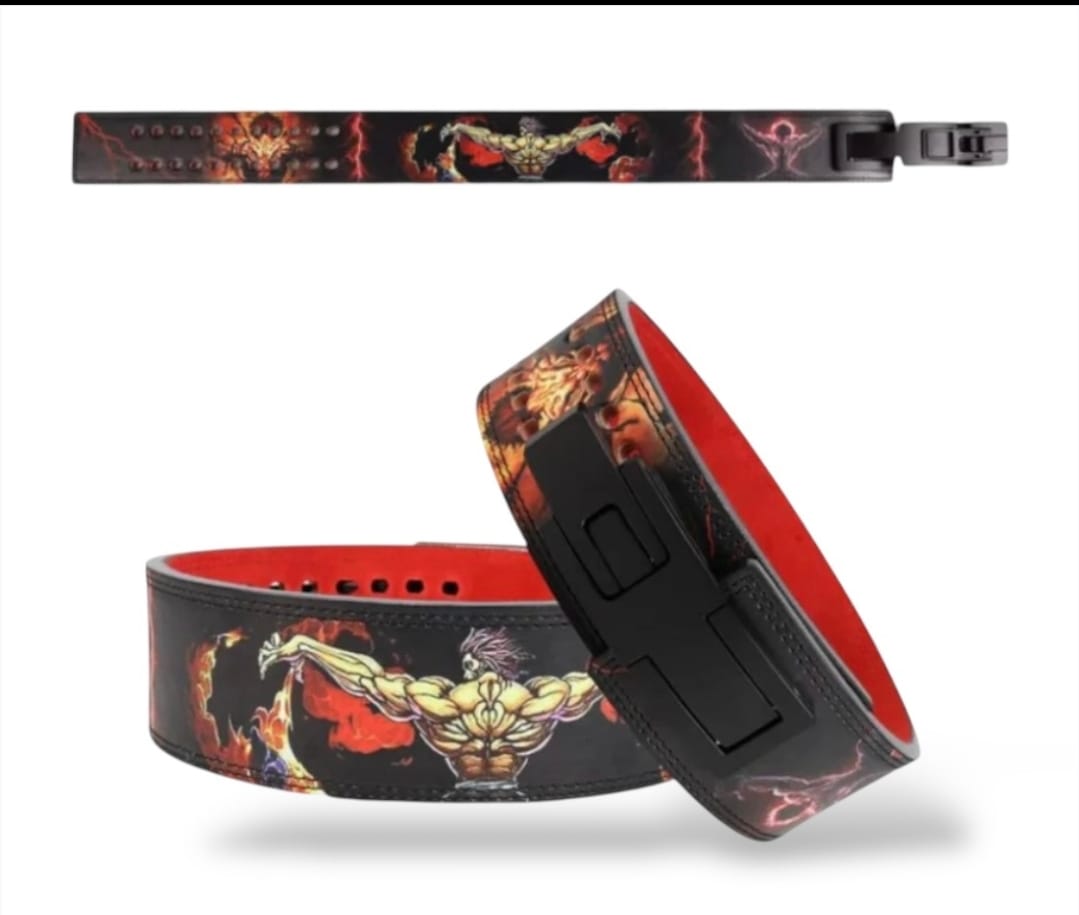 Cinturon de cuero de 13 mm, Yujiro hanma