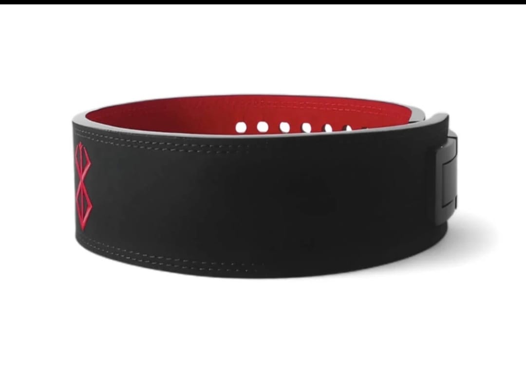 Cinturon de cuero de 13 mm Berserk logo