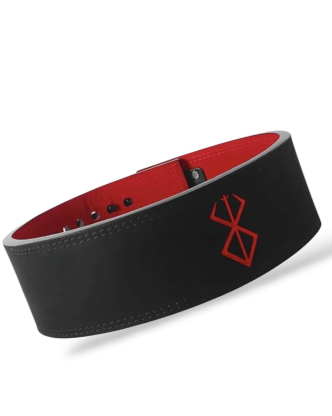 Cinturon de cuero de 13 mm Berserk logo