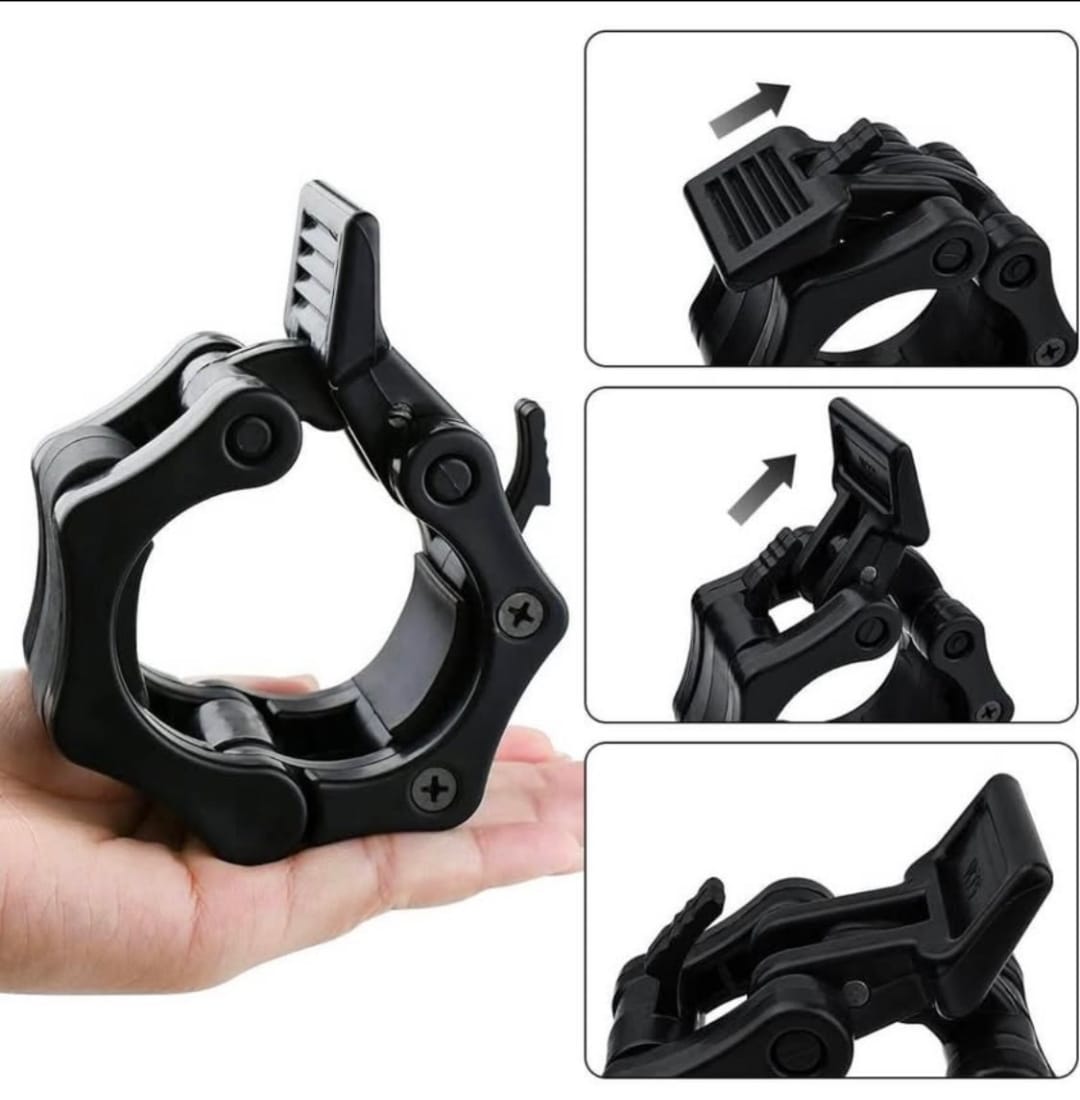 Abrazaderas/ seguros de barra olimpica