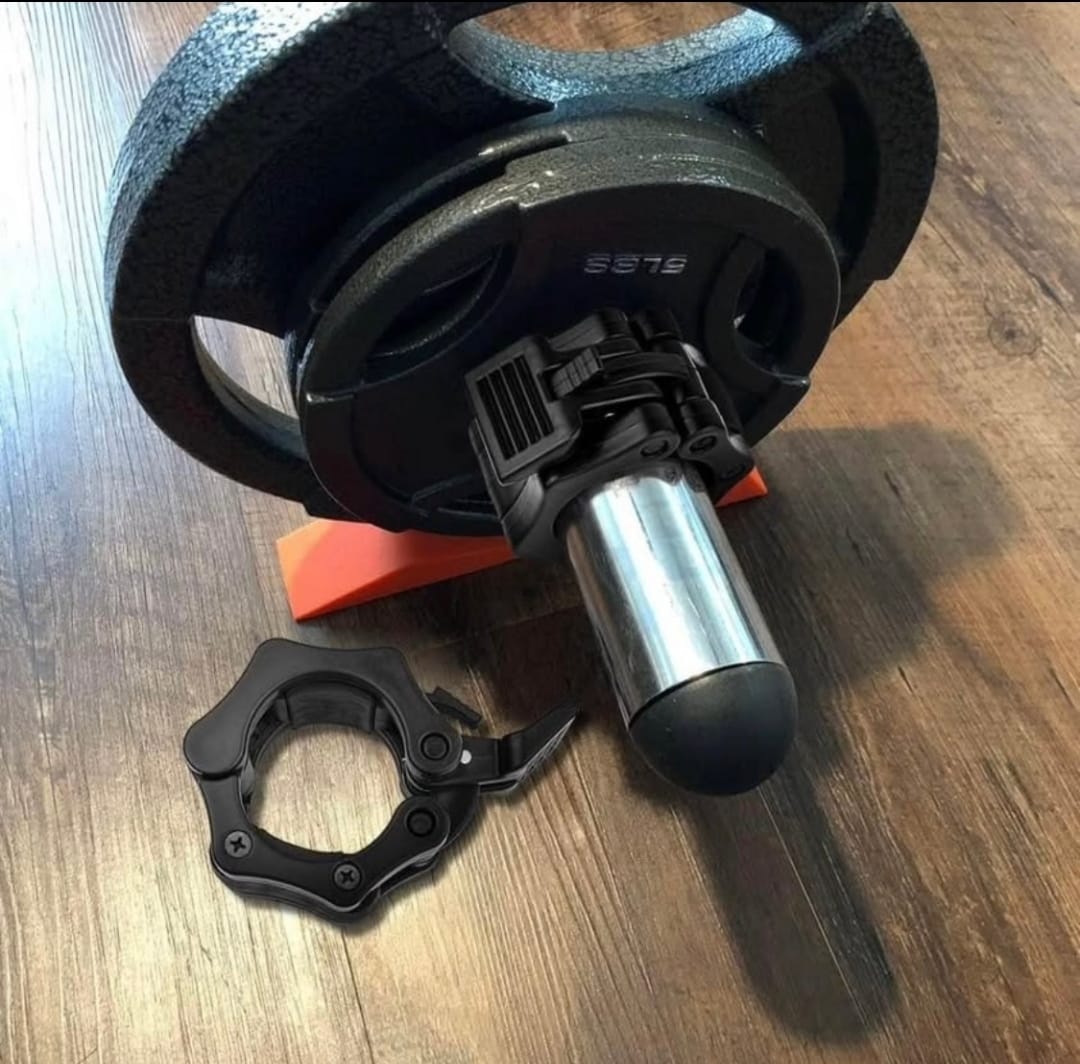 Abrazaderas/ seguros de barra olimpica