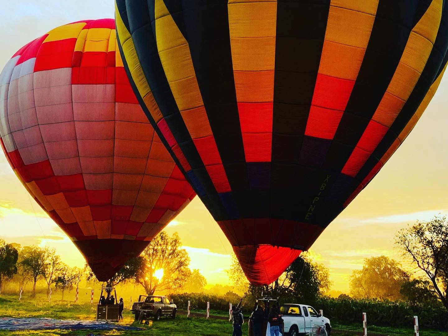 VUELO EN GLOBO TEOTIHUACAN