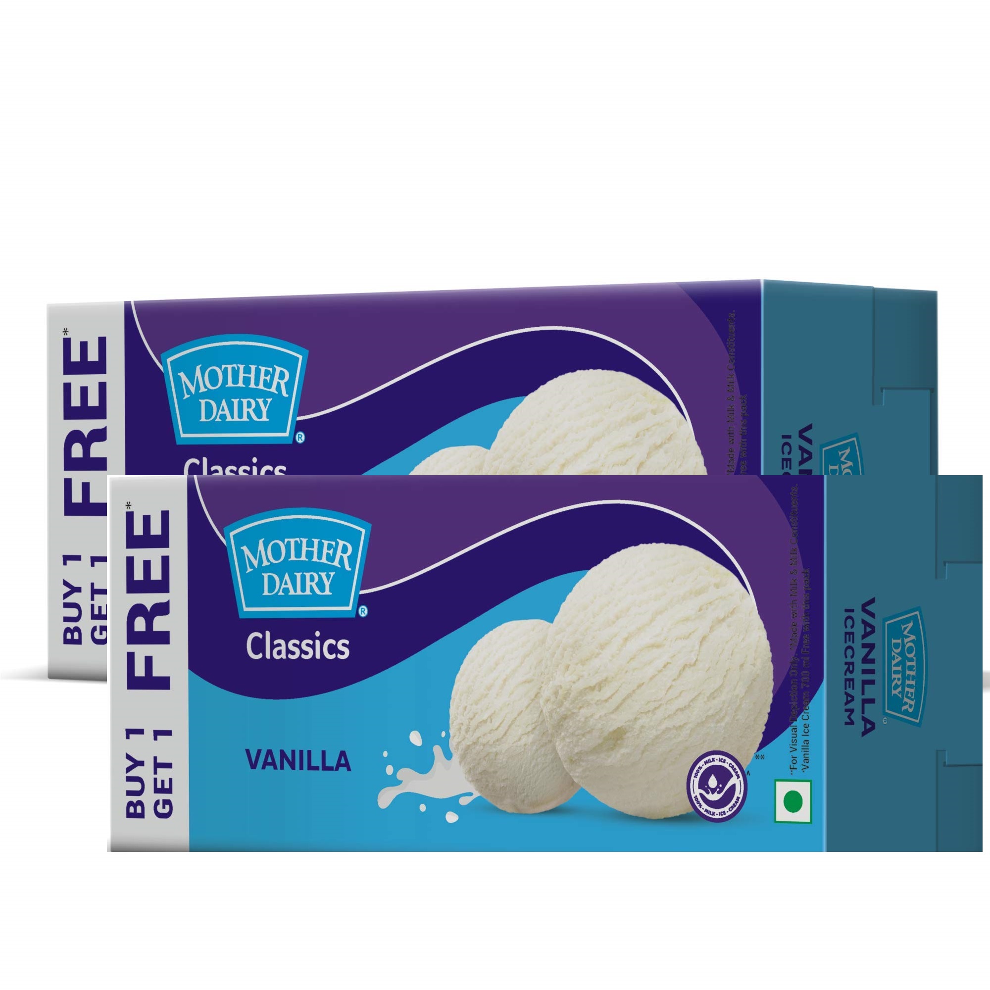Mother Dairy RABRI Ice Cream, 700 ml Buy 1 Get 1 Free