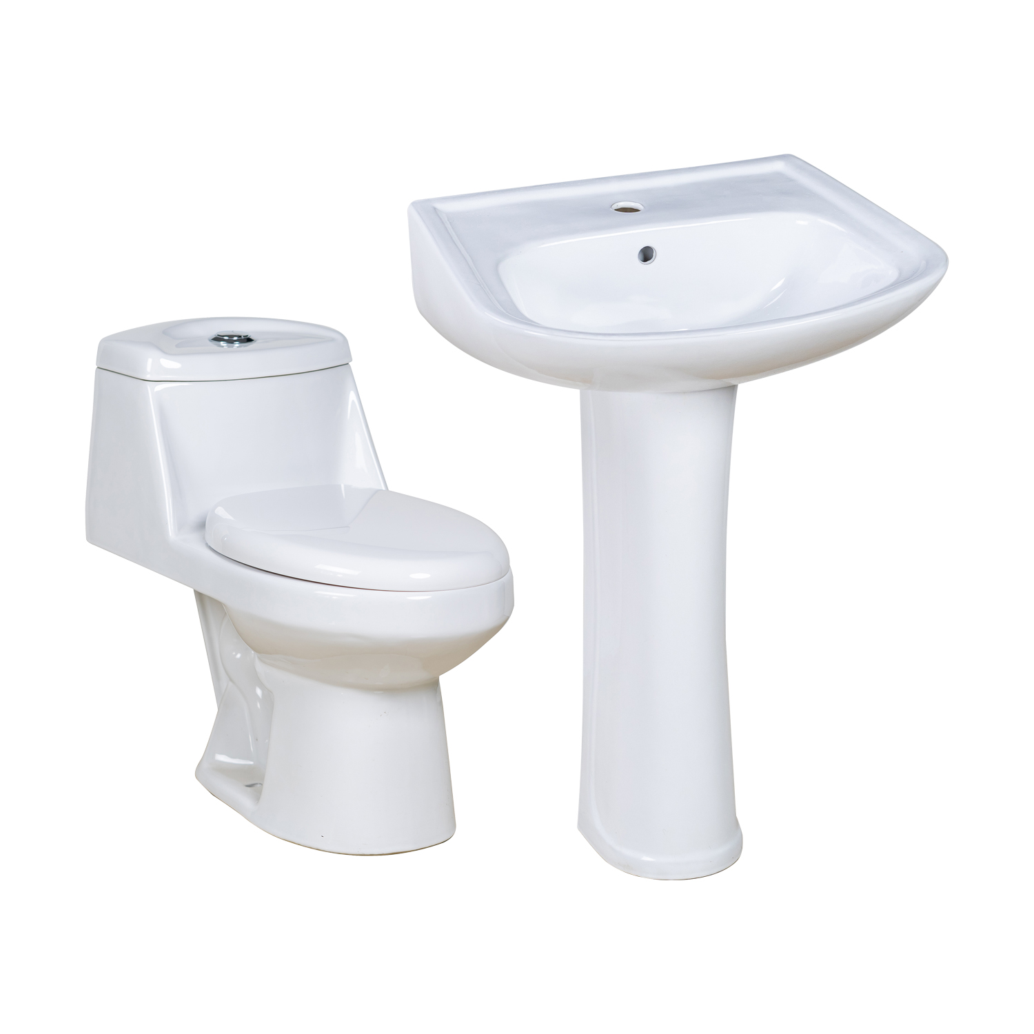 Chinese Factory High-Quality Cheap Price Sanitary Ware Bathroom Ceramic Wc Two-Piece Toilet With Wash Basin