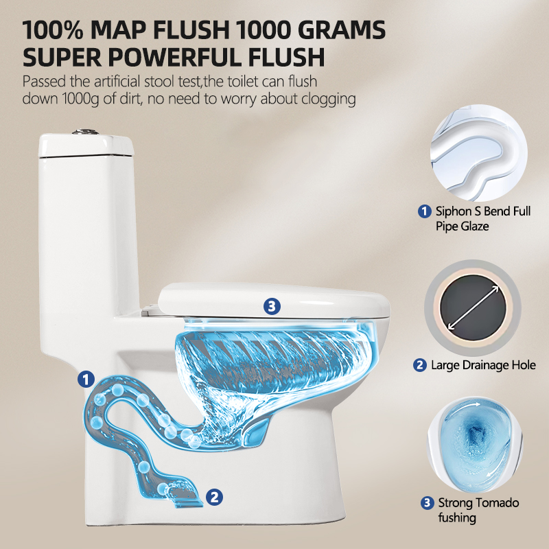 Factory Good Quality Porcelain Floor Mounted Sanitary Ware Water Closet Bathroom Ceramic Toilet S-trap 300mm