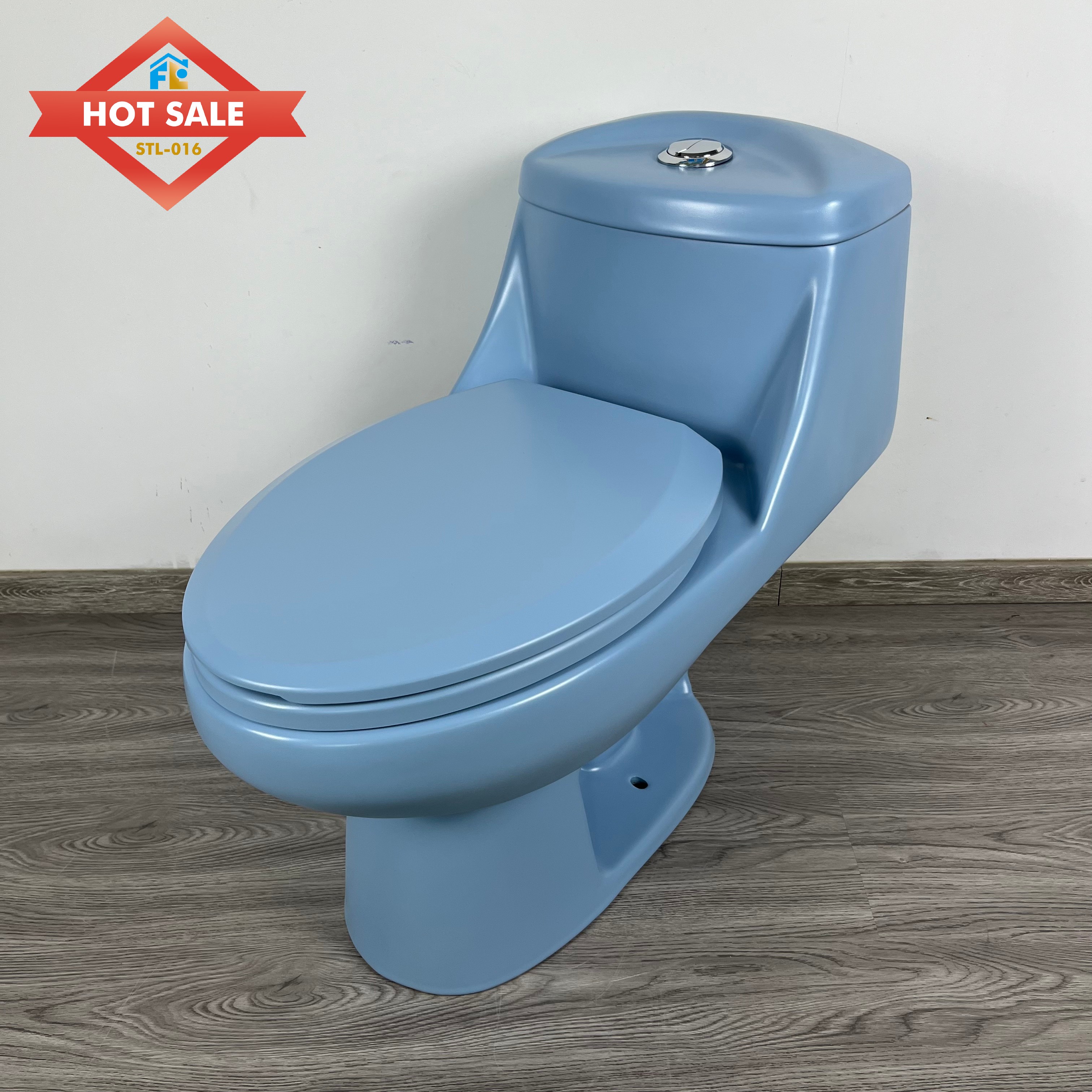 High-Efficiency Morden Design, Siphonic s-trap, Premium Ceramic for Home & Hotel Bathroom One-Piece Toilet